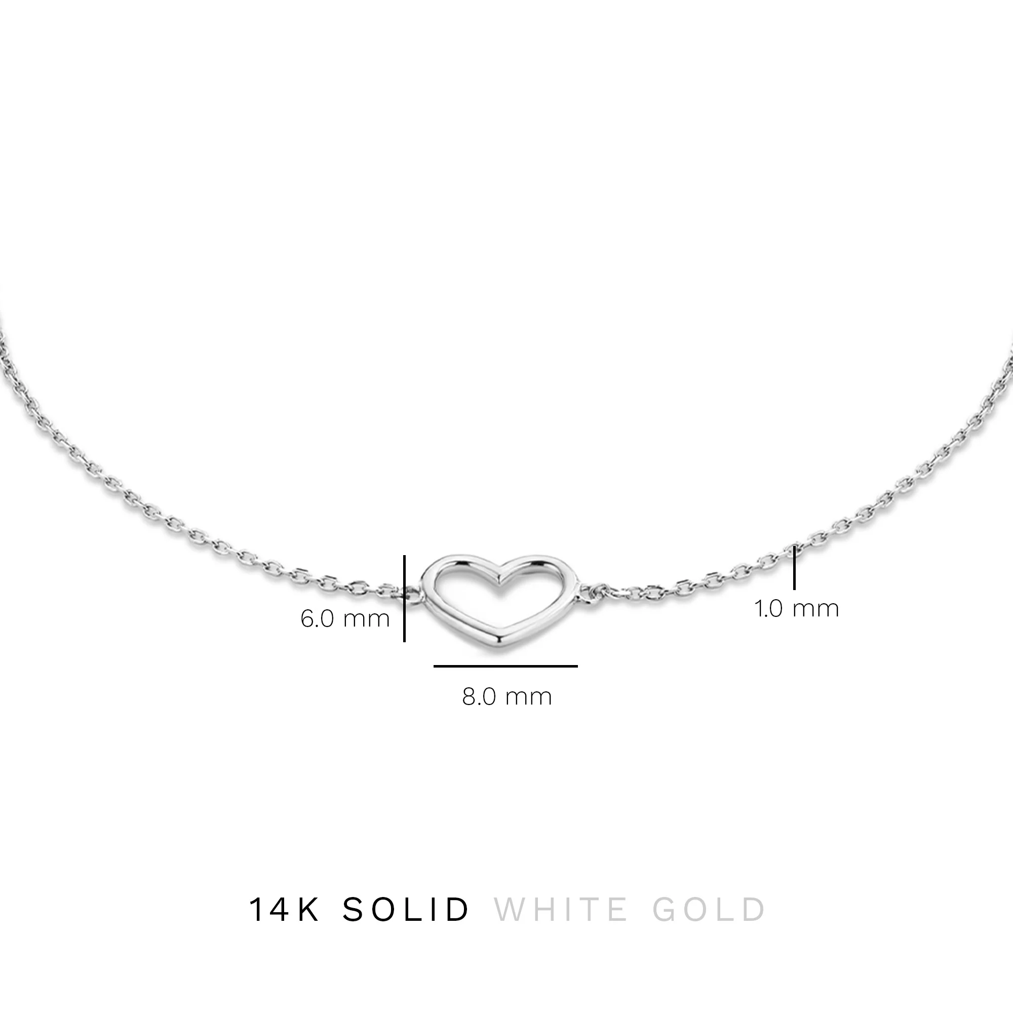 Isabel Bernard Saint Germain Amore 14 Carat White Golden Bracelet IB320052 - Image 6