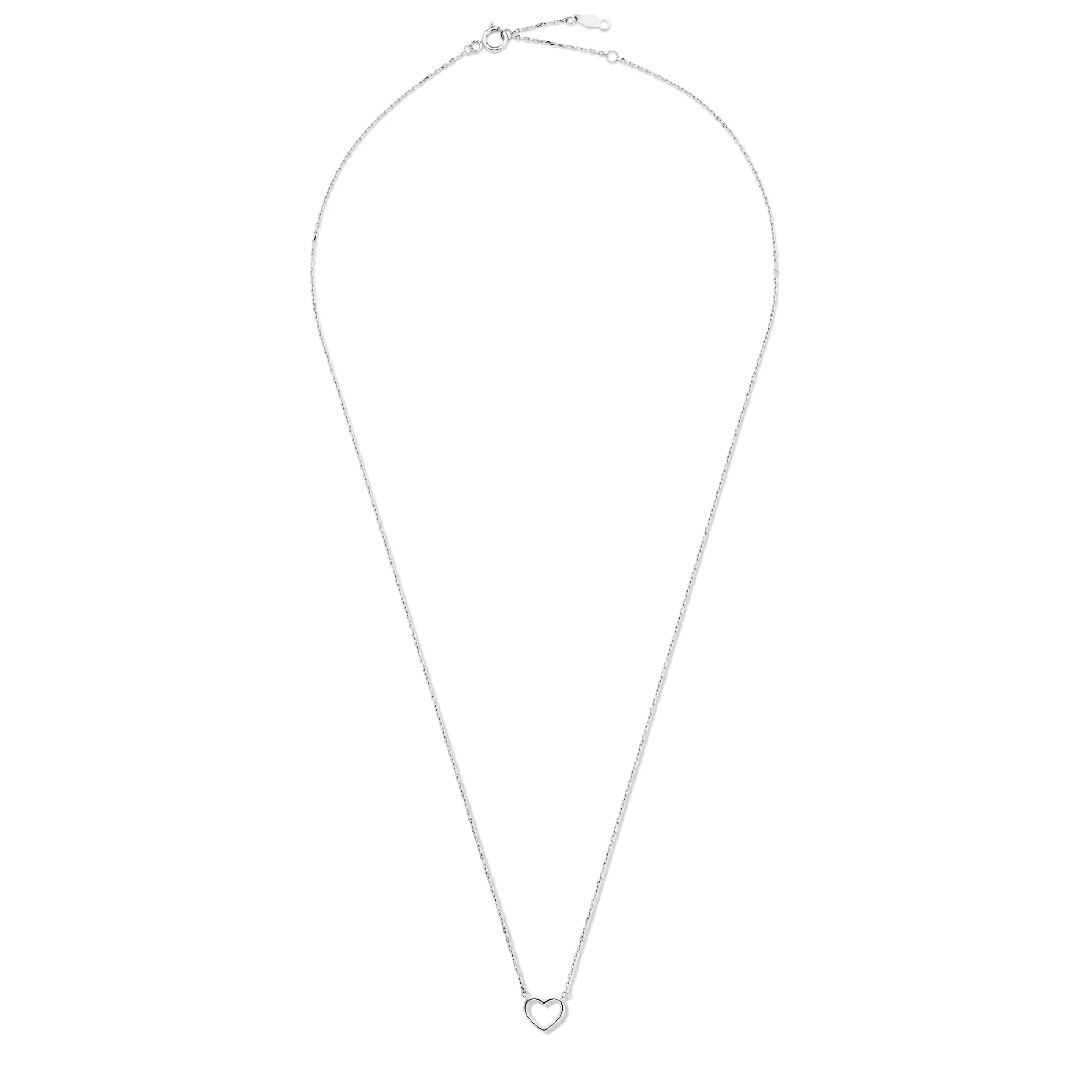 Isabel Bernard Saint Germain Amore 14 Carat White Golden Necklace IB340076 - Image 6