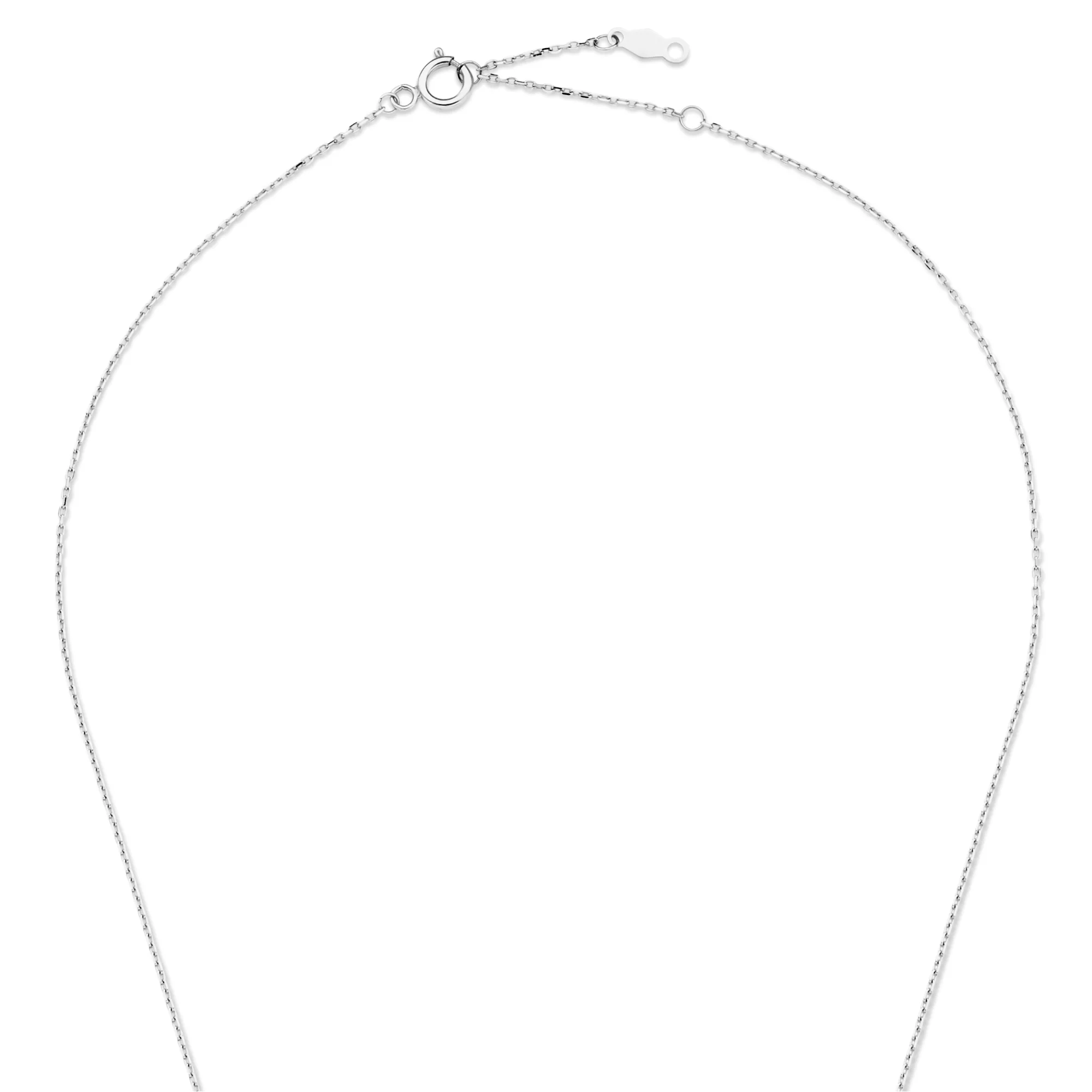 Isabel Bernard Saint Germain Amore 14 Carat White Golden Necklace IB340076 - Image 7