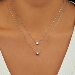 Isabel Bernard Saint Germain Felie 14 Carat Whitegold cube Charm IB350048 - Image 3