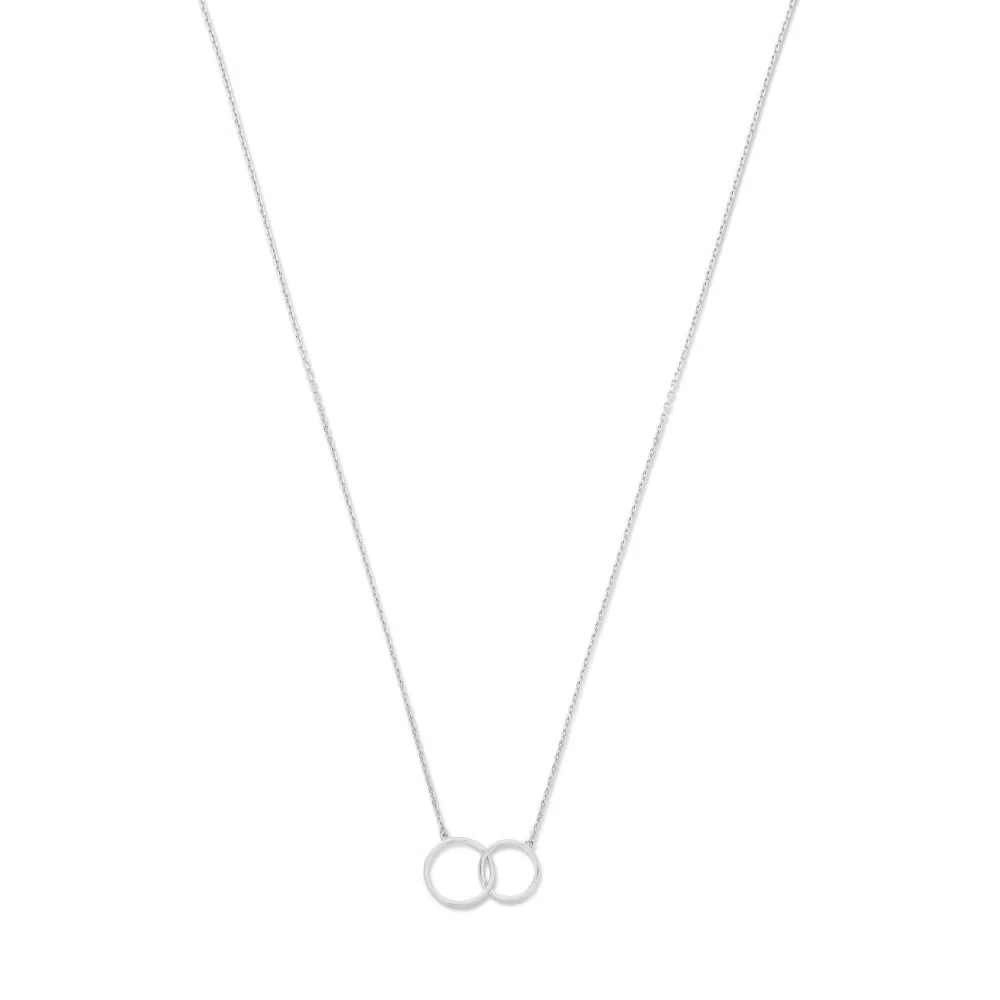 Isabel Bernard Saint Germain Loulou 14 Carat White Golden NecklacewithRingetjes IB340069 - Image 5