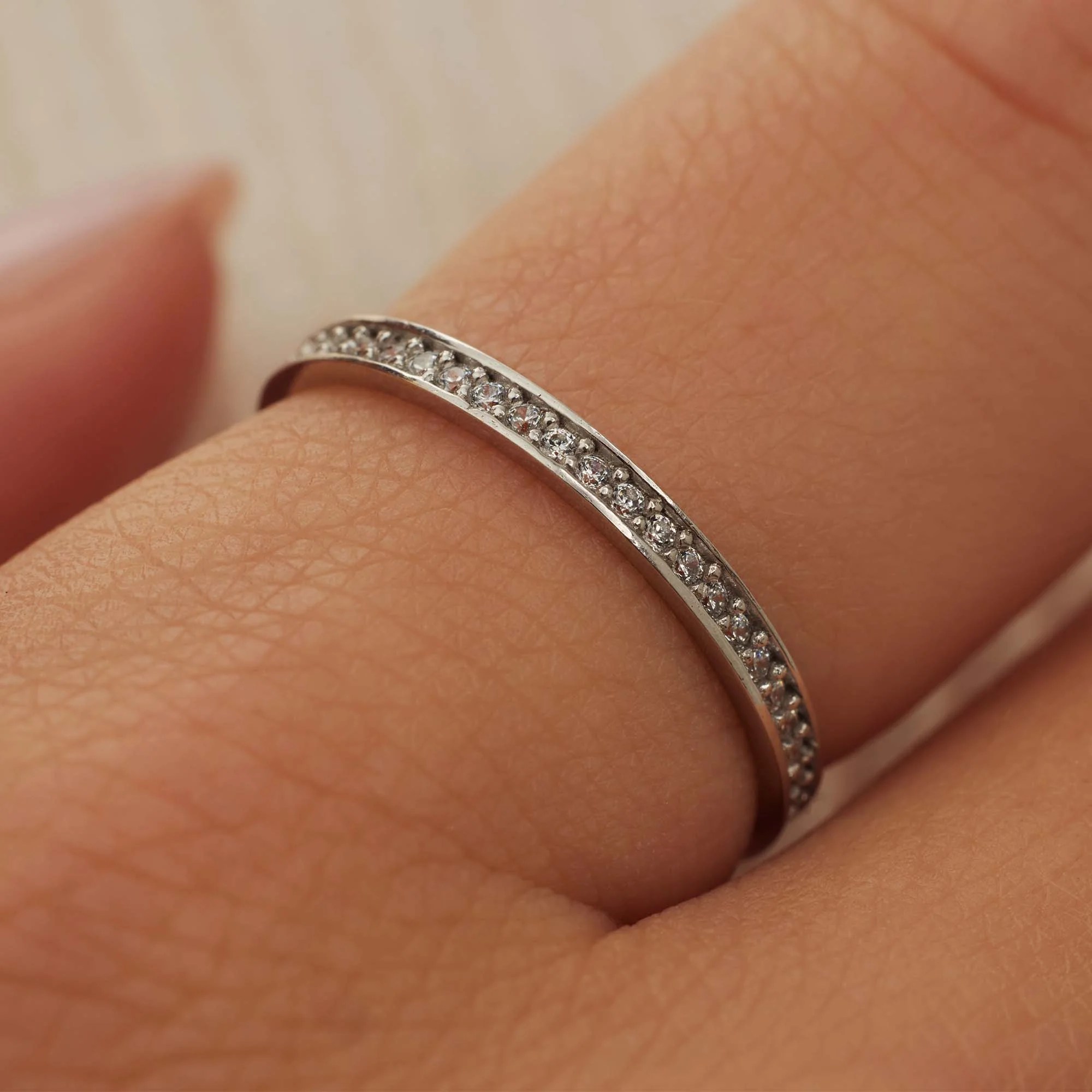 Isabel Bernard Saint Germain Merle 14 Carat Whitegold Ring IB330052-60 - Image 2