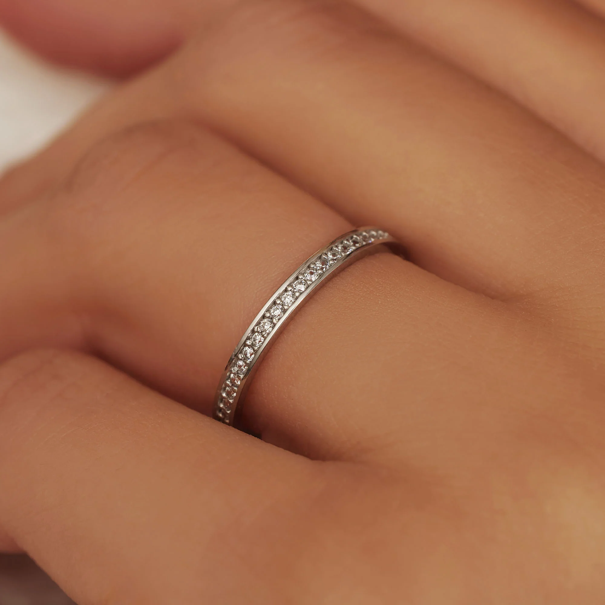Isabel Bernard Saint Germain Merle 14 Carat Whitegold Ring IB330052-60 - Image 3