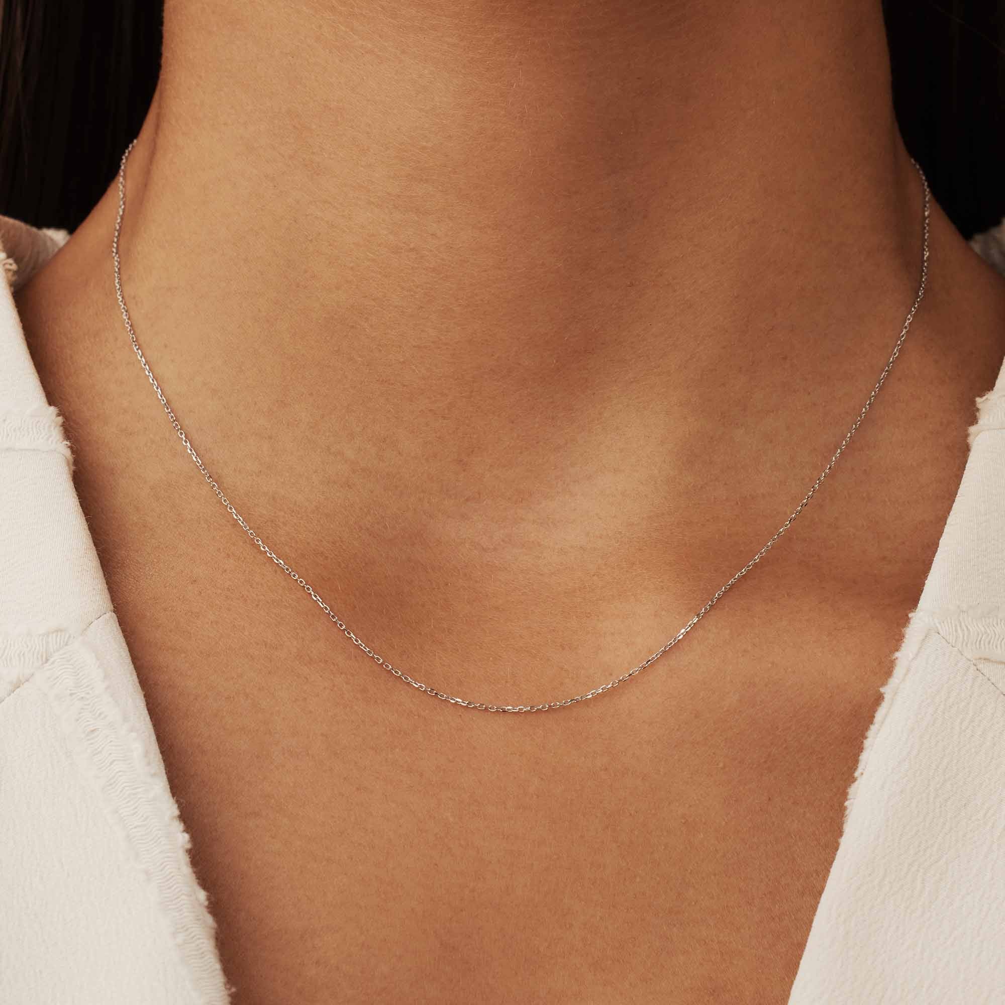 Isabel Bernard Saint Germain Nicole 14 Carat Whitegold Necklace IB340119 - Image 2