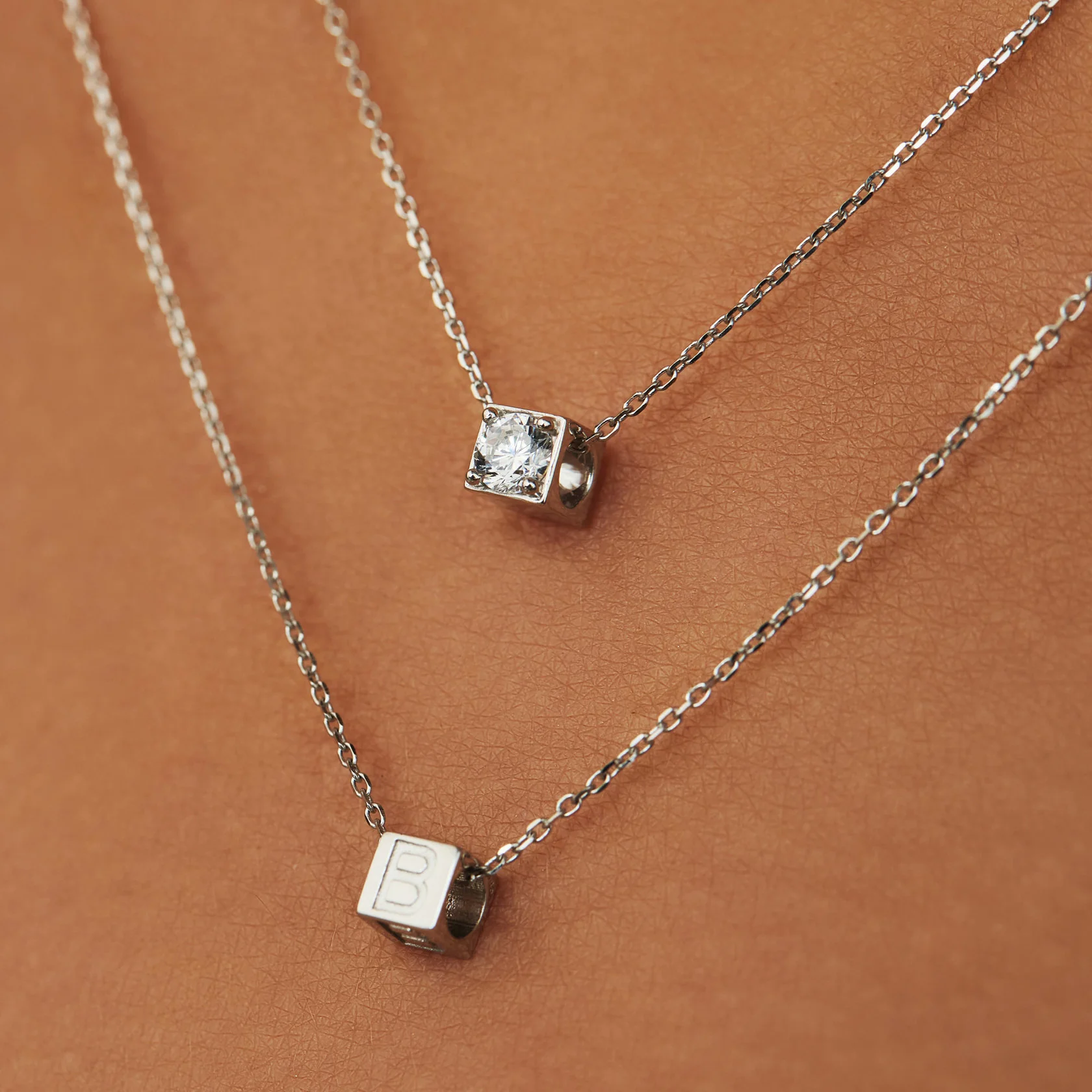 Isabel Bernard Saint Germain Nicole 14 Carat Whitegold Necklace IB340119 - Image 5