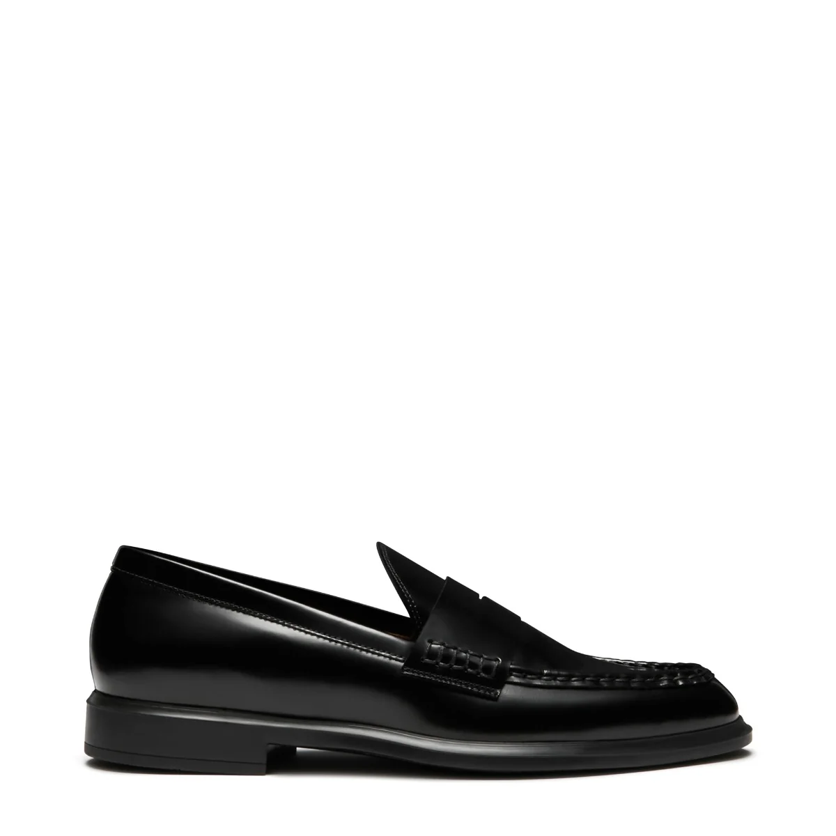 Isabel Bernard Vendôme Blandine black spazzolato leather loafers IB51015-601-37 - Image 5