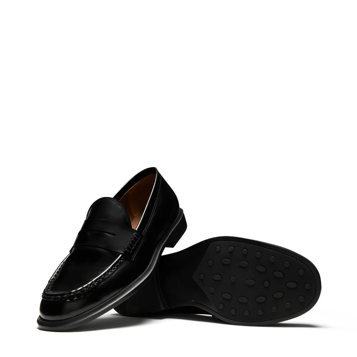 Isabel Bernard Vendôme Blandine black spazzolato leather loafers IB51015-601-37 - Image 8