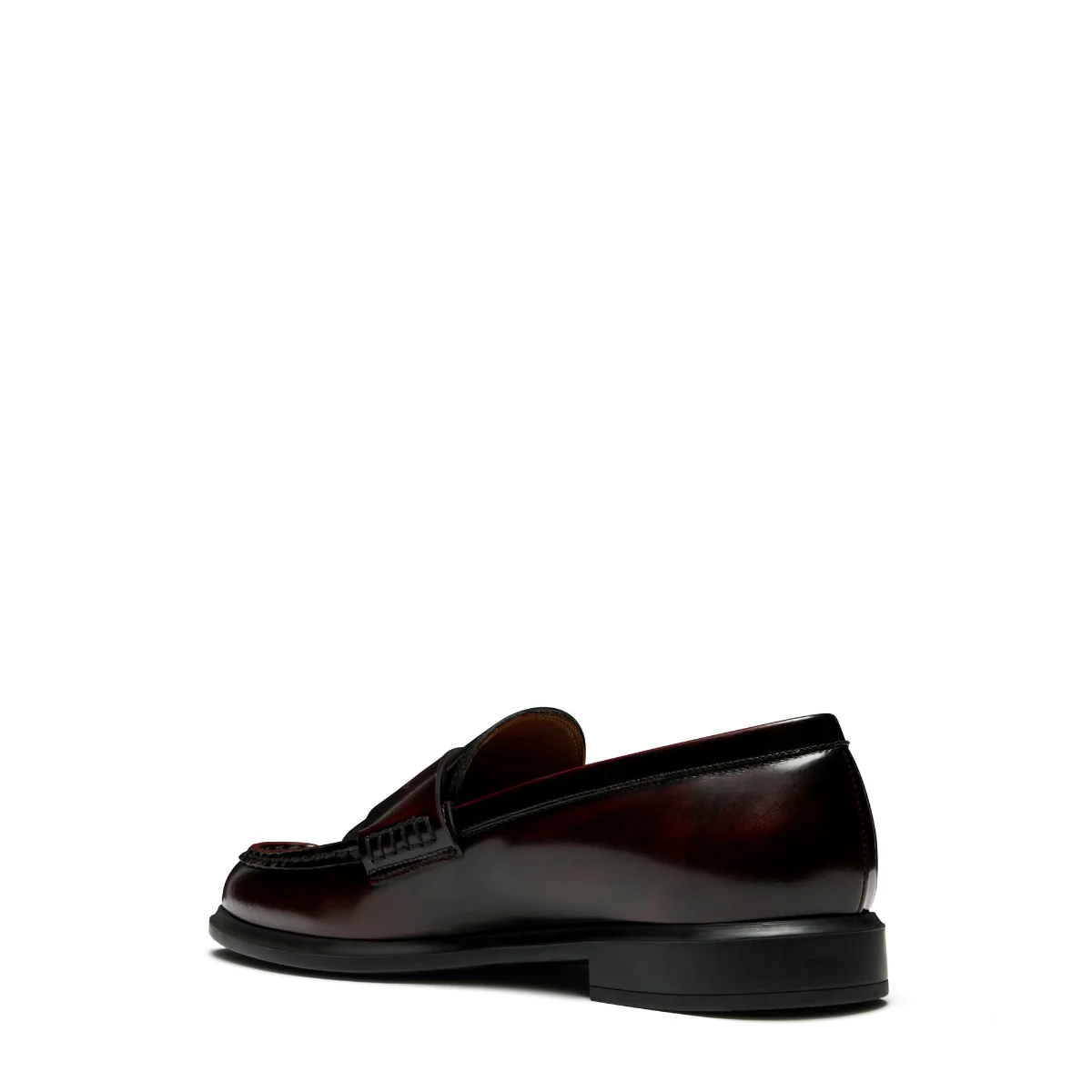 Isabel Bernard Vendôme Blandine Bordeaux Spazzolato Leather Loafers IB51015-652-39 - Image 6