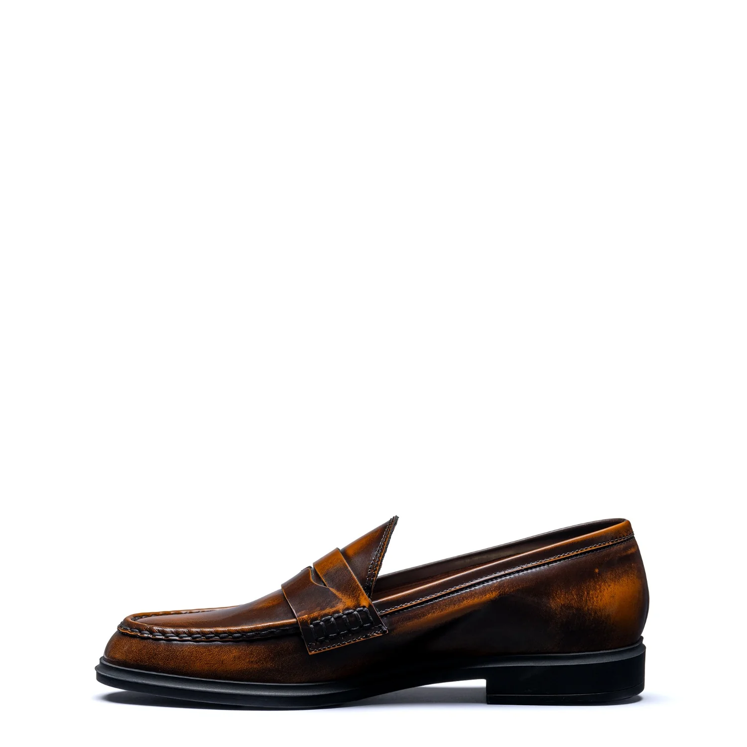 Isabel Bernard Vendôme Blandine cognac spazzolato leather loafers IB51015-636-35 - Image 4
