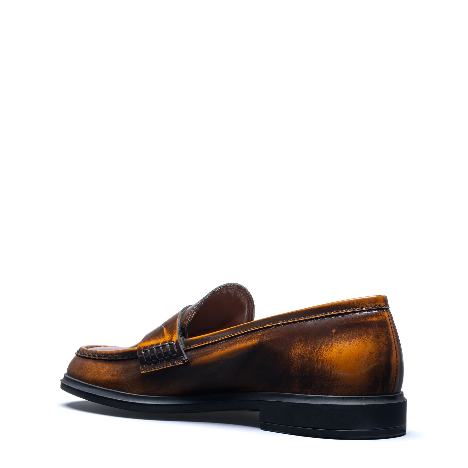 Isabel Bernard Vendôme Blandine cognac spazzolato leather loafers IB51015-636-35 - Image 5
