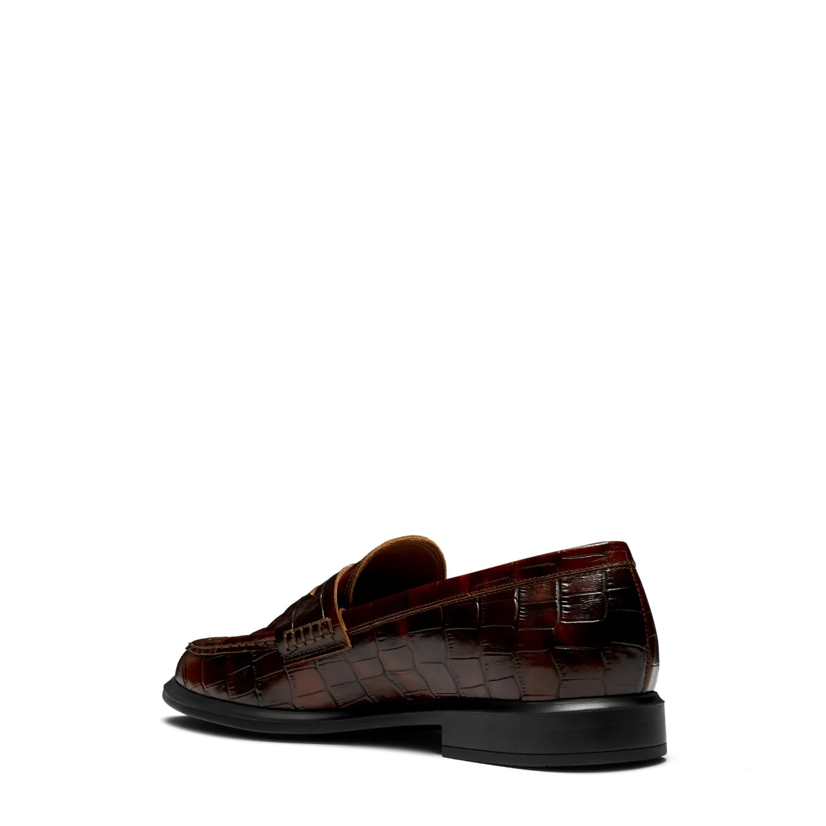 Isabel Bernard Vendôme Blandine croco brown calfskin leather loafers IB51015-230-37 - Image 6