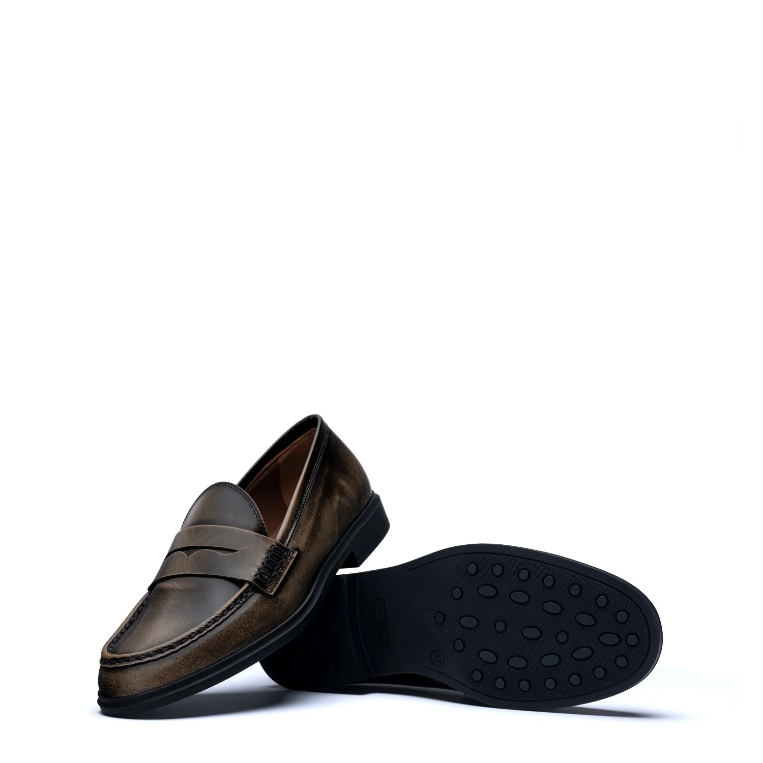 Isabel Bernard Vendôme Blandine mocha spazzolato leather loafers IB51015-639-36 - Image 6