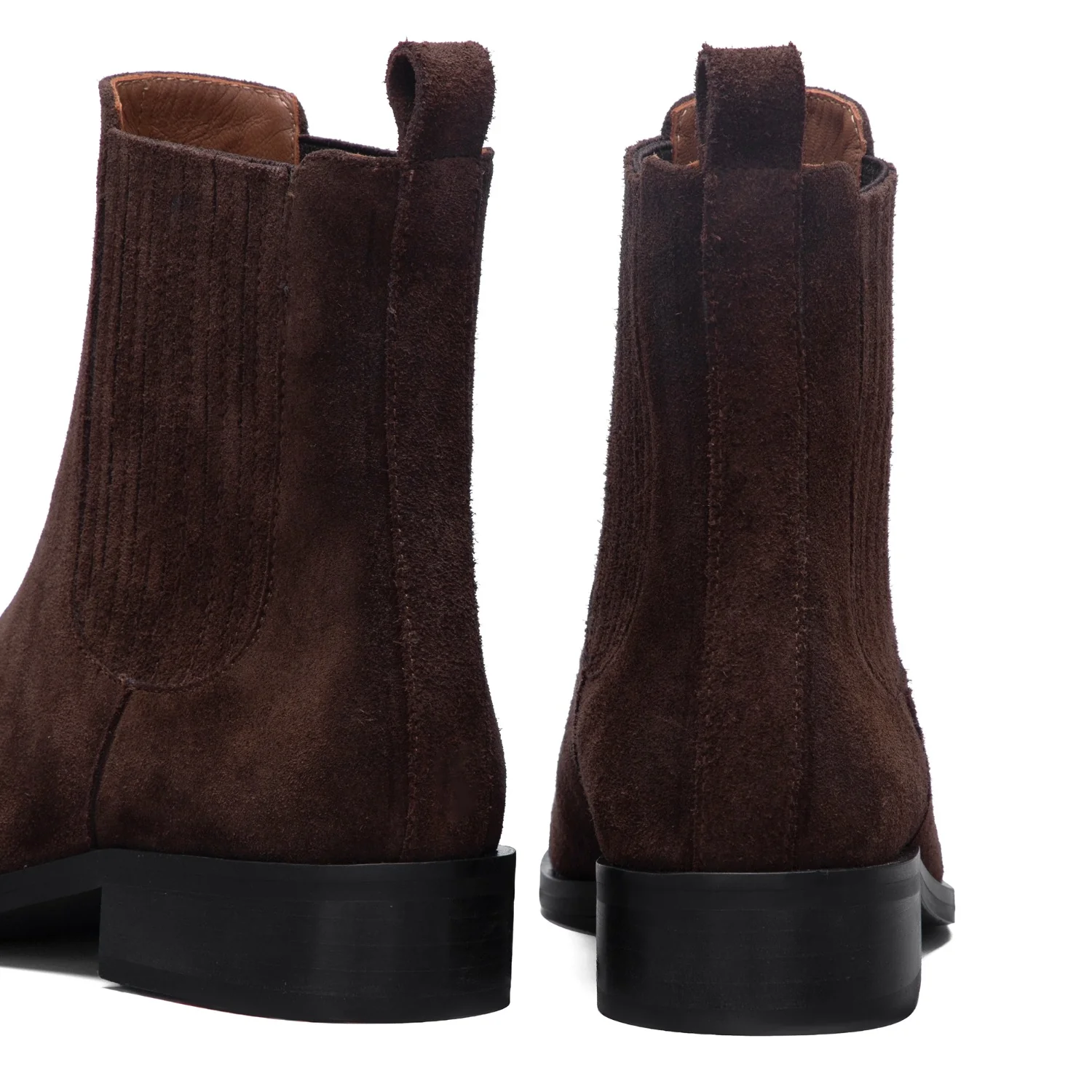 Isabel Bernard Vendôme Chey Brown Suede Leather Chelsea Boots IB53012-130-38 - Image 5
