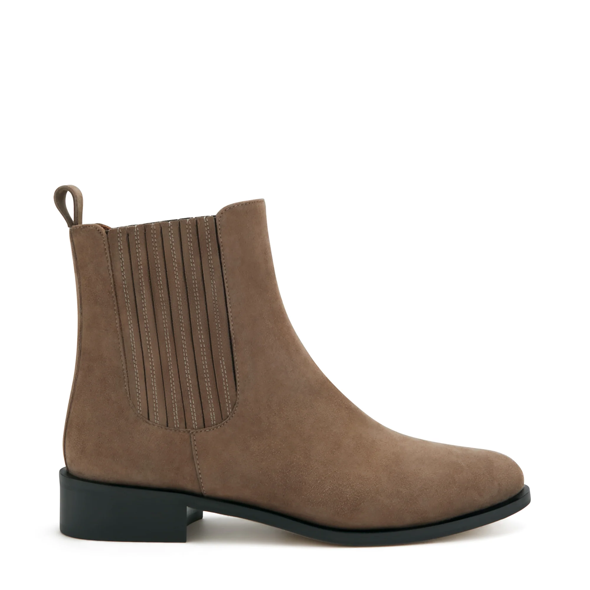 Isabel Bernard Vendôme Chey Taupe Suede Chelsea Boots IB53000SS-178-36 - Image 4
