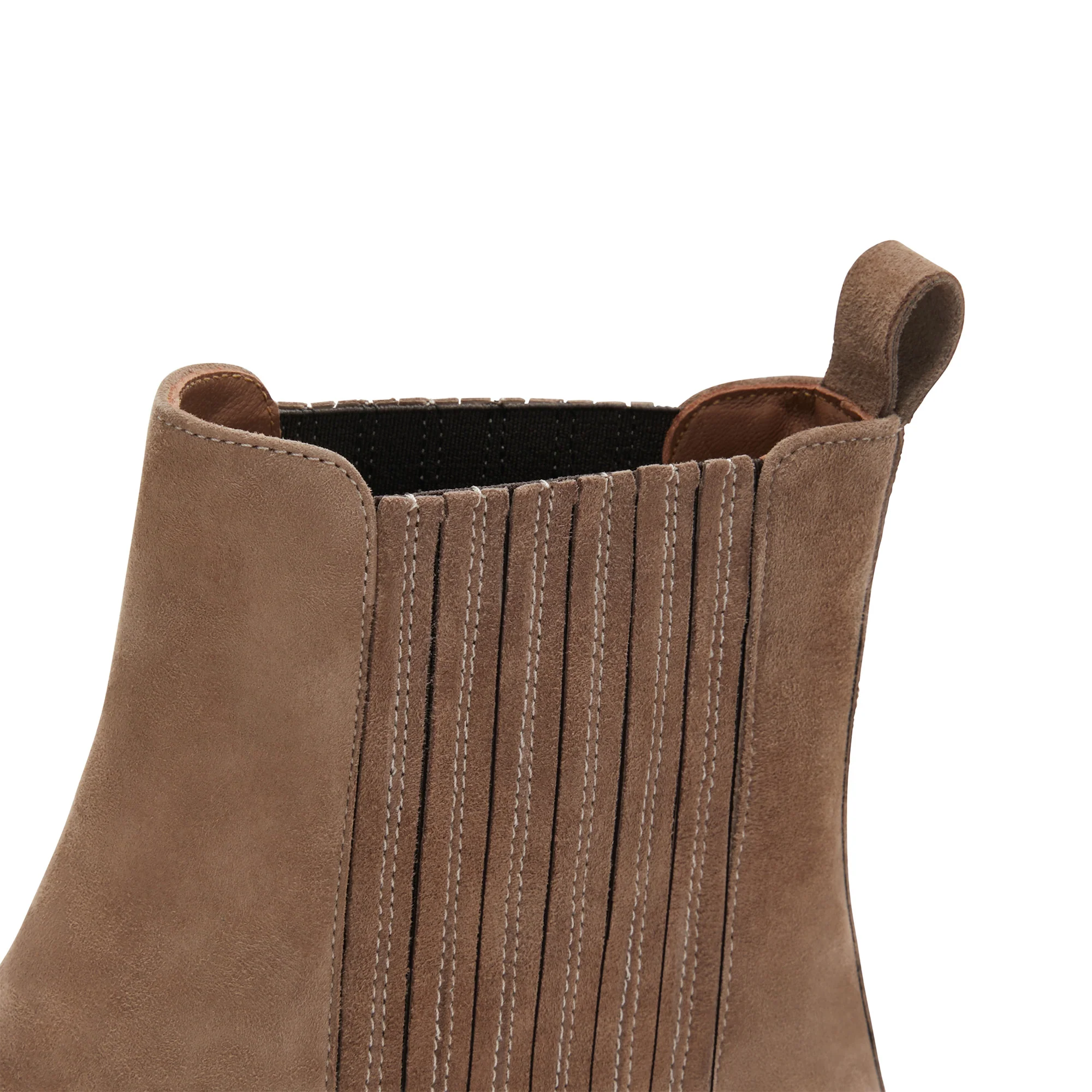 Isabel Bernard Vendôme Chey Taupe Suede Chelsea Boots IB53000SS-178-36 - Image 9