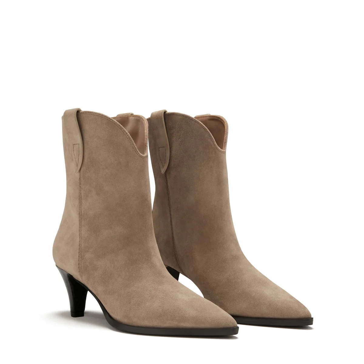 Isabel Bernard Vendôme Louane Taupe Suede Boots IB53009-178-40 - Image 5