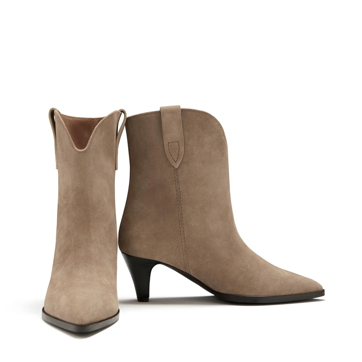 Isabel Bernard Vendôme Louane Taupe Suede Boots IB53009-178-40 - Image 8