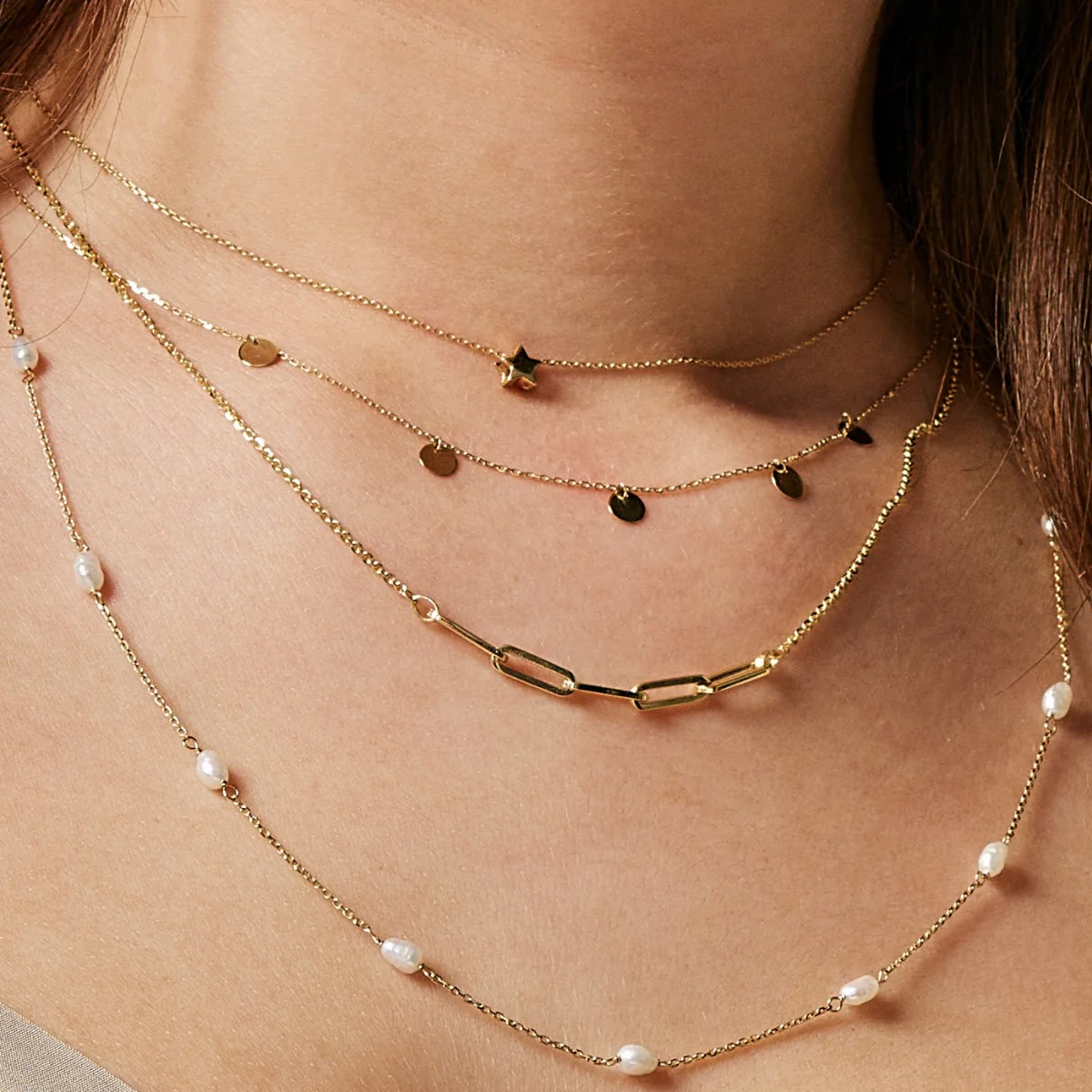 Jackie Gold 14 karat gold Necklace JKN22.204 - Image 3