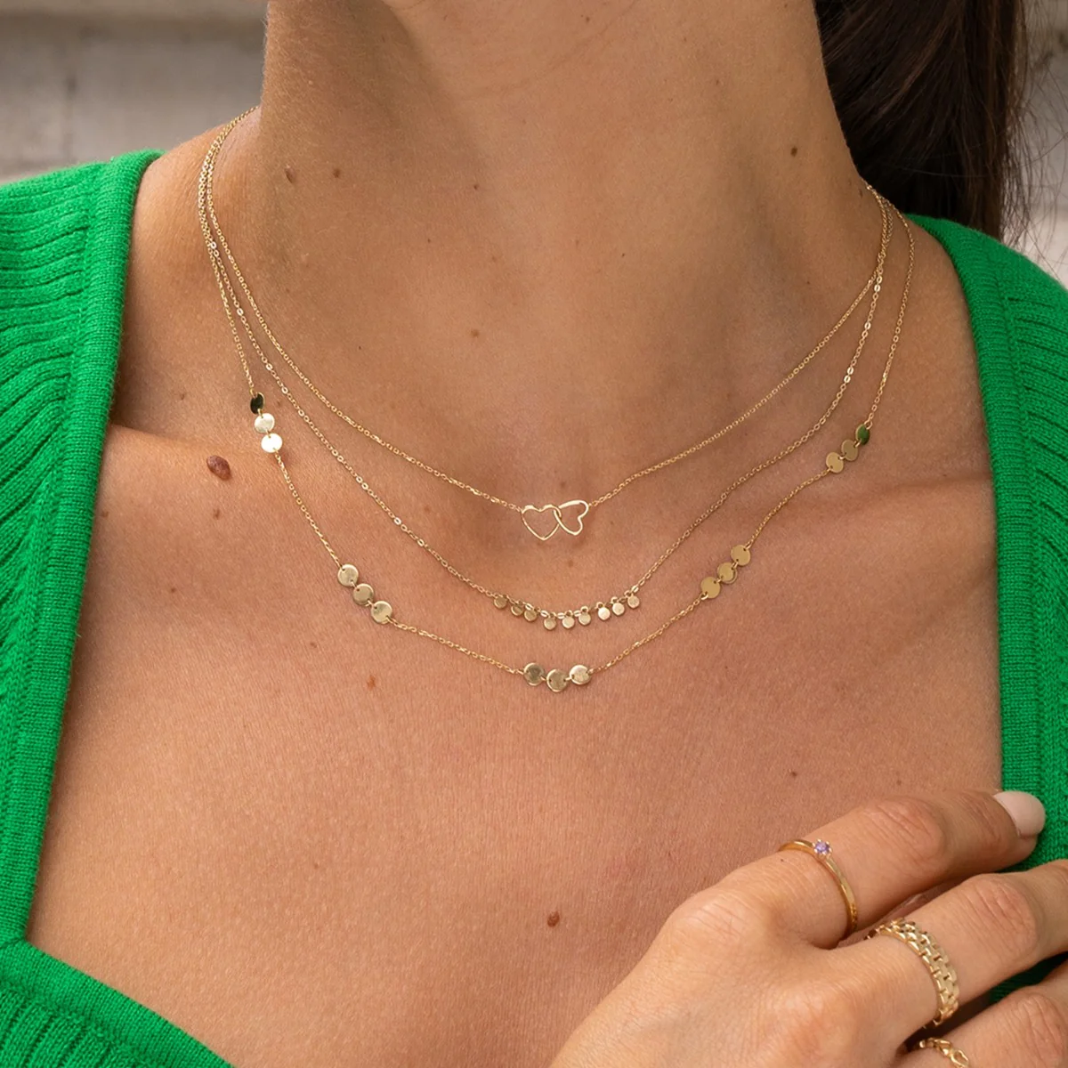 Jackie Gold 14 karat gold Necklace JKN23.352 - Image 2