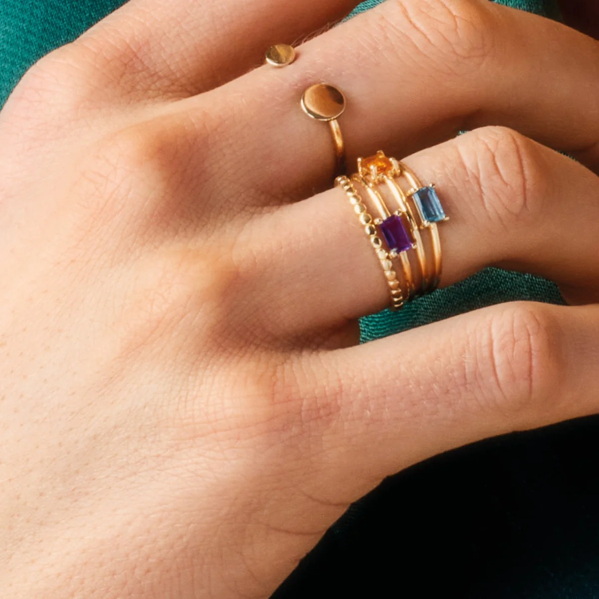 Jackie Gold 14 karat gold Ring JKR22.158.56 - Image 2
