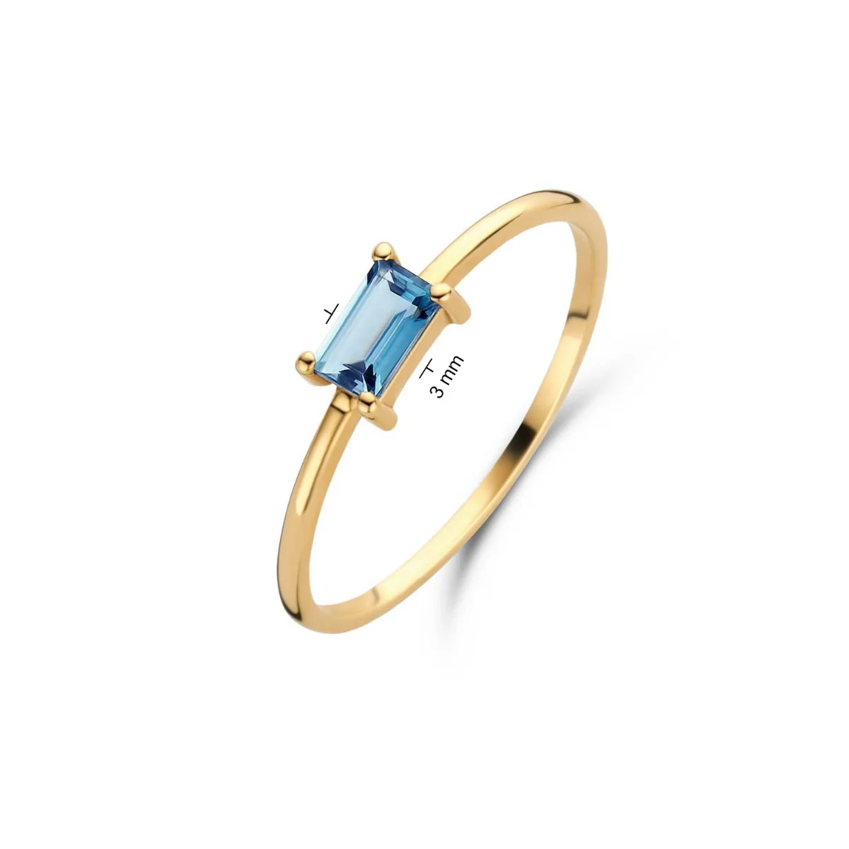 Jackie Gold 14 karat gold Ring JKR22.158.56 - Image 3