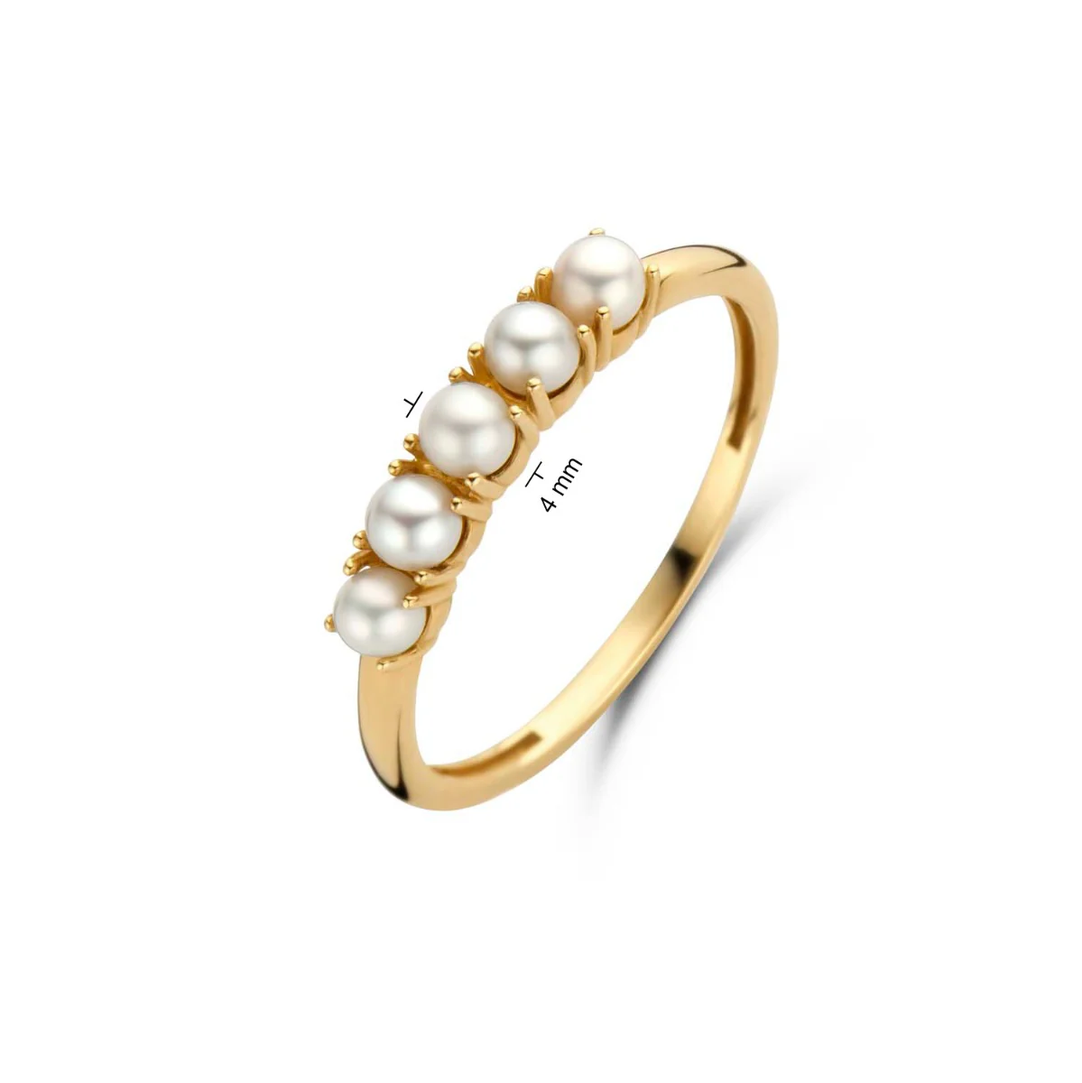 Jackie Gold 14 karat gold Ring JKR22.220.52 - Image 3