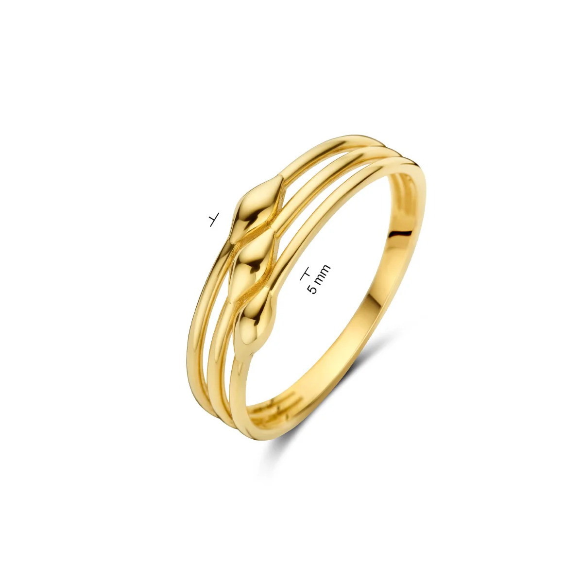 Jackie Gold 14 karat gold Ring JKR23.306.52 - Image 3