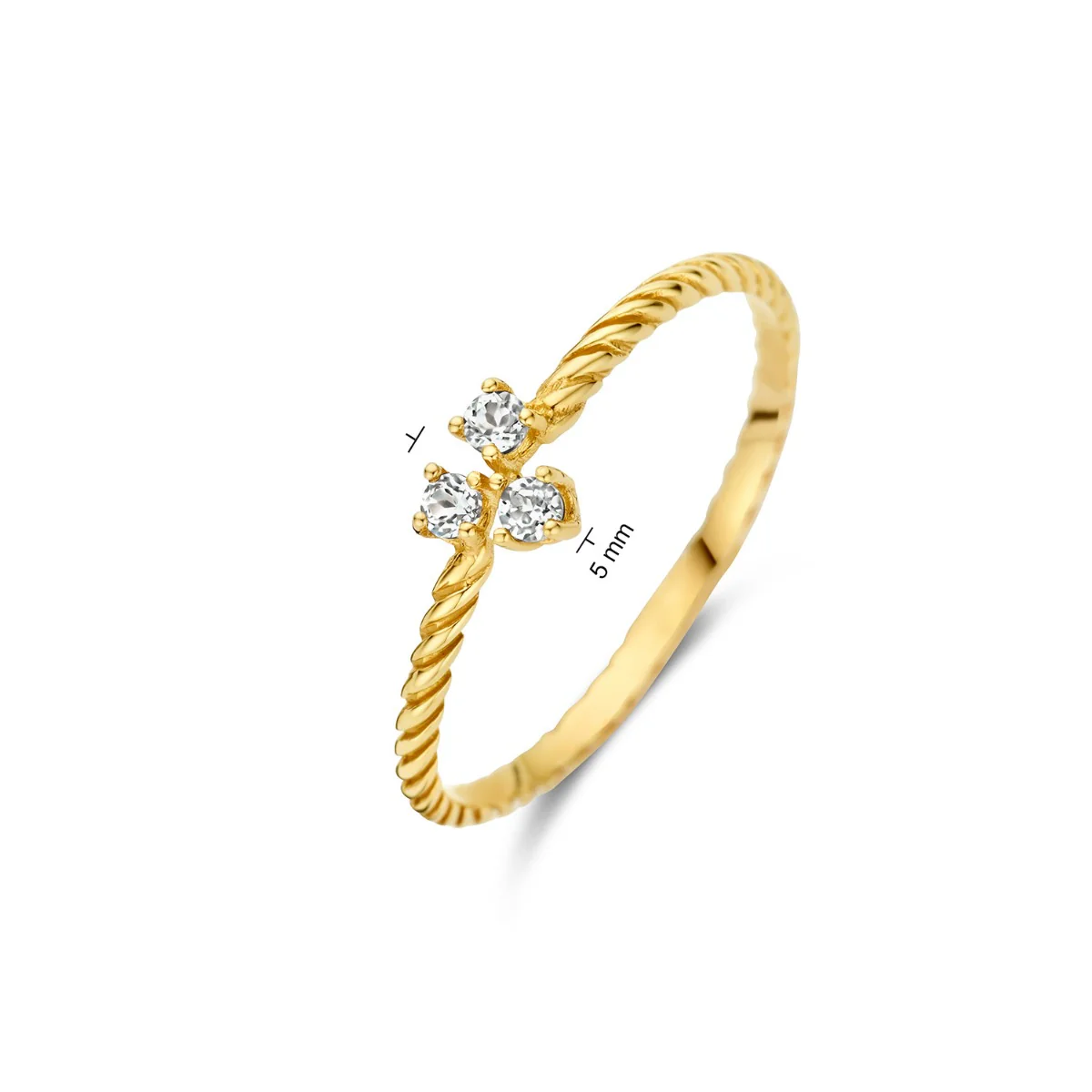 Jackie Gold 14 karat gold Ring JKR23.361.52 - Image 3