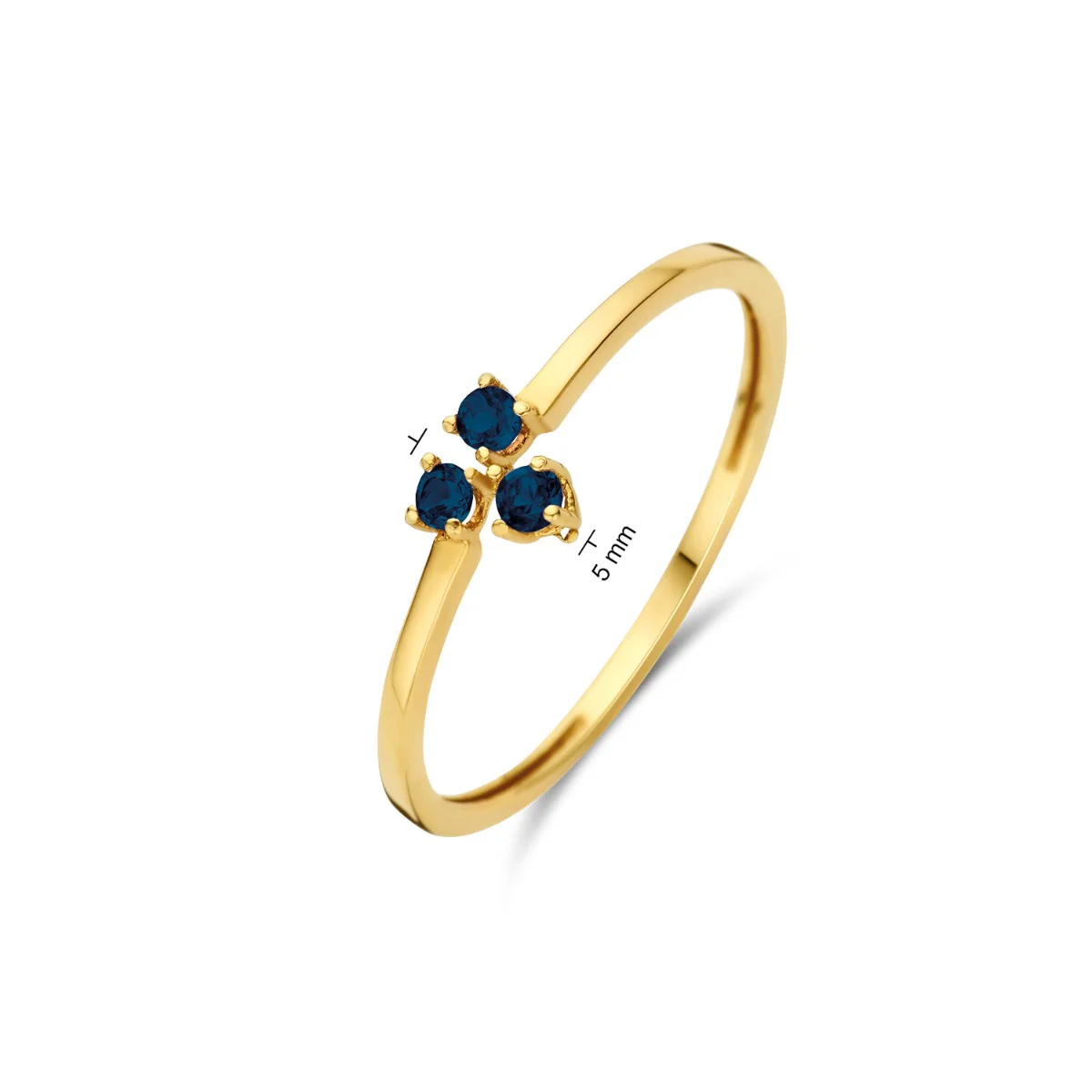 Jackie Gold 14 karat gold Ring JKR23.364.54 - Image 3
