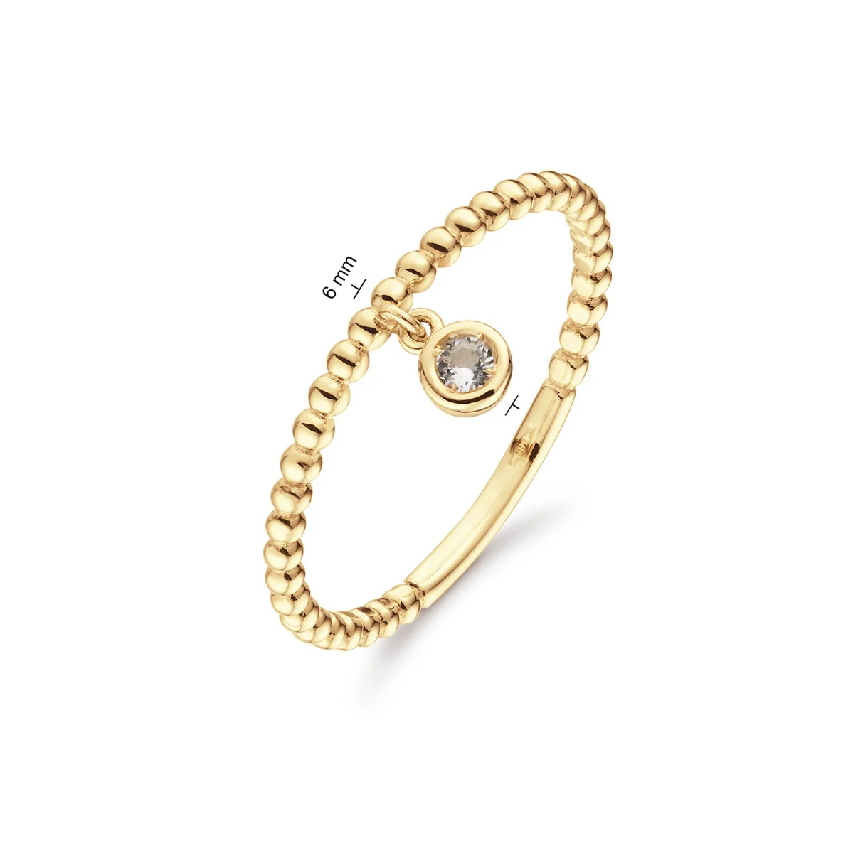 Jackie Gold 14 karat gold Ring JKR24.416.52 - Image 3
