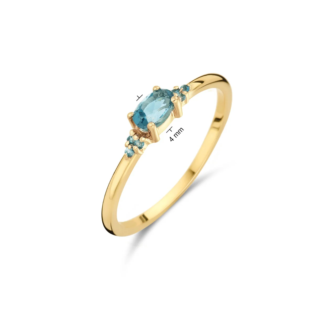 Jackie Gold 14 karat gold Ring JKR24.449.52 - Image 3