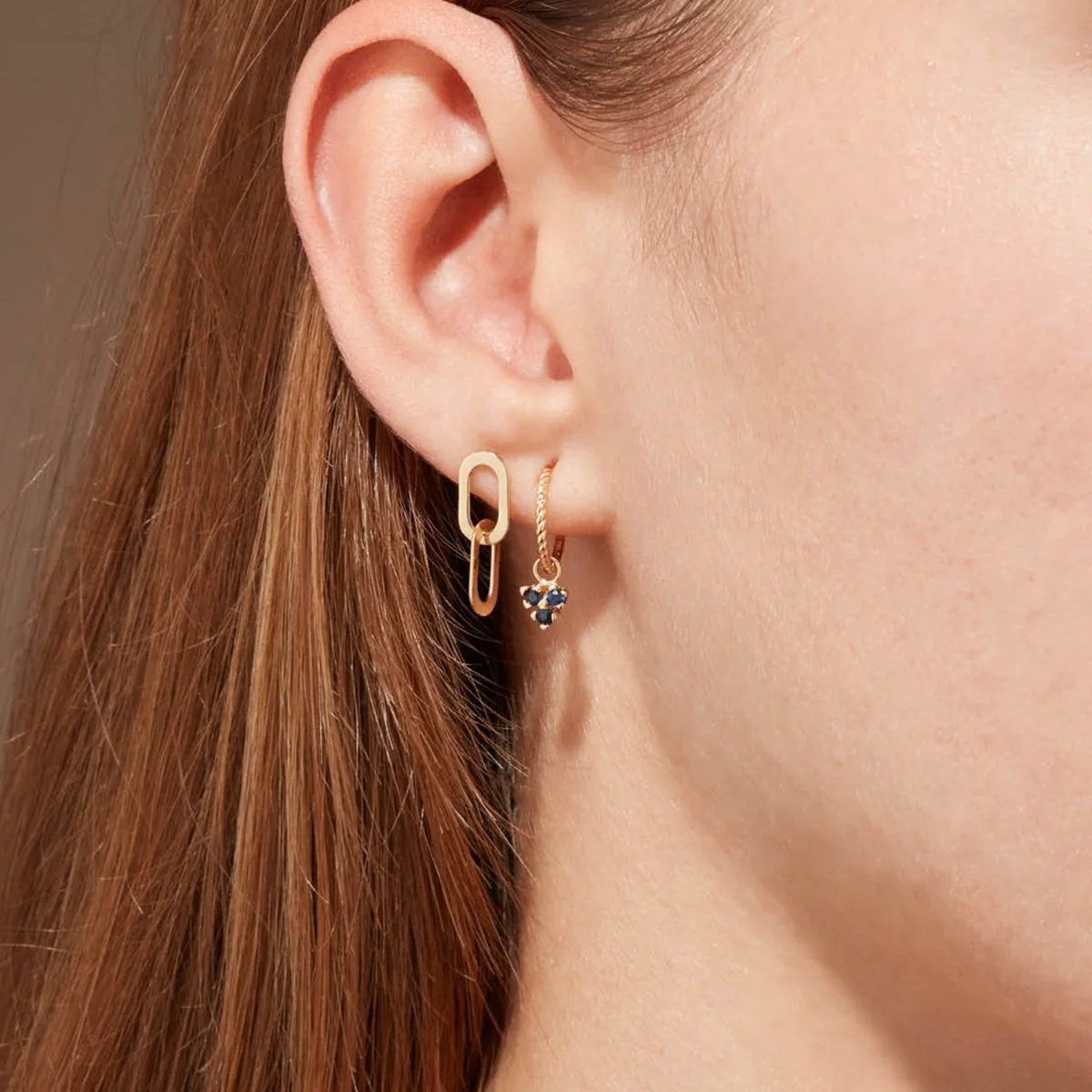 Jackie Gold Cannaregio 14 Karat Gold Drop earrings JKE24.462 - Image 4