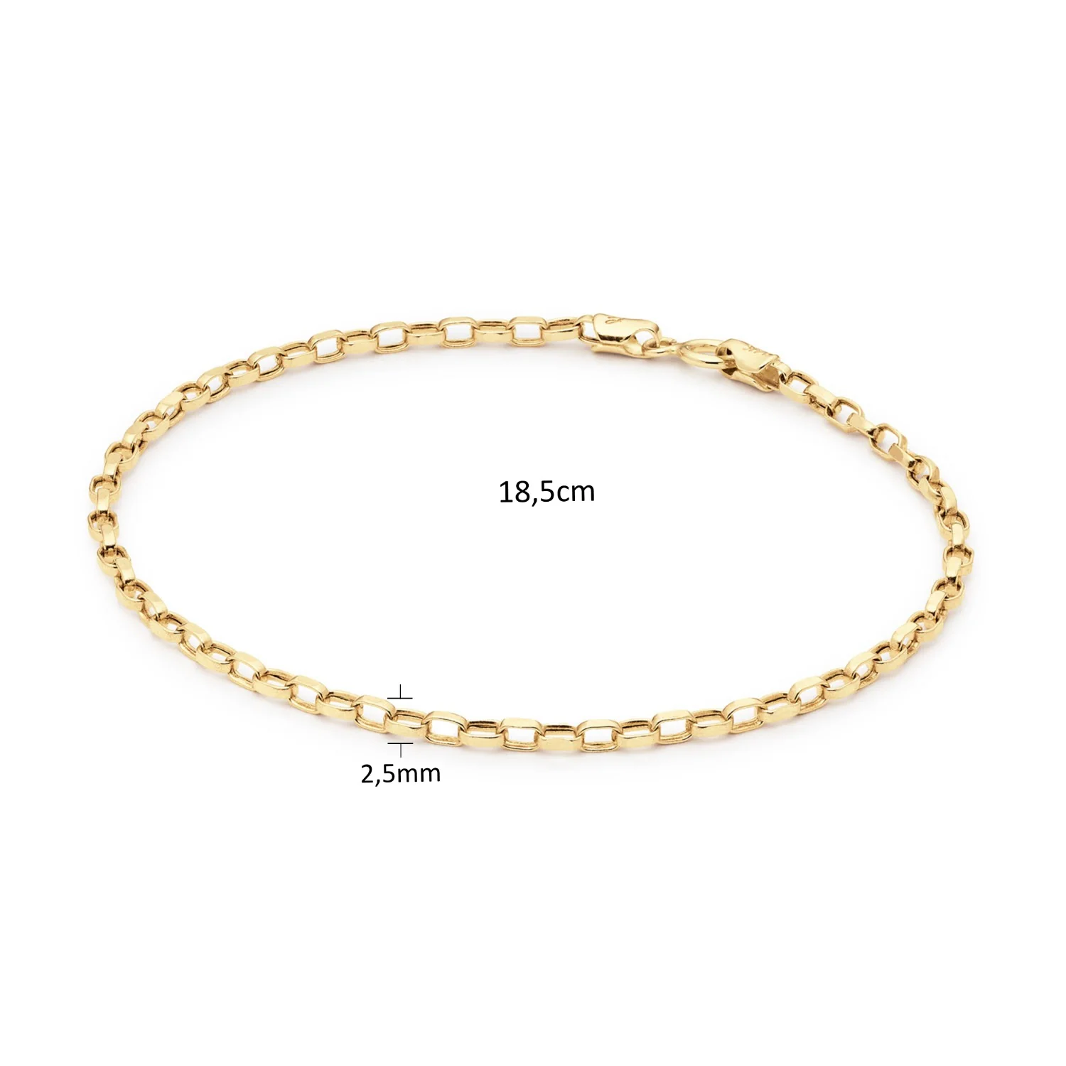 Jackie Gold Cannes 14 Karat Gold Bracelet 585 JKB25.505 - Image 3