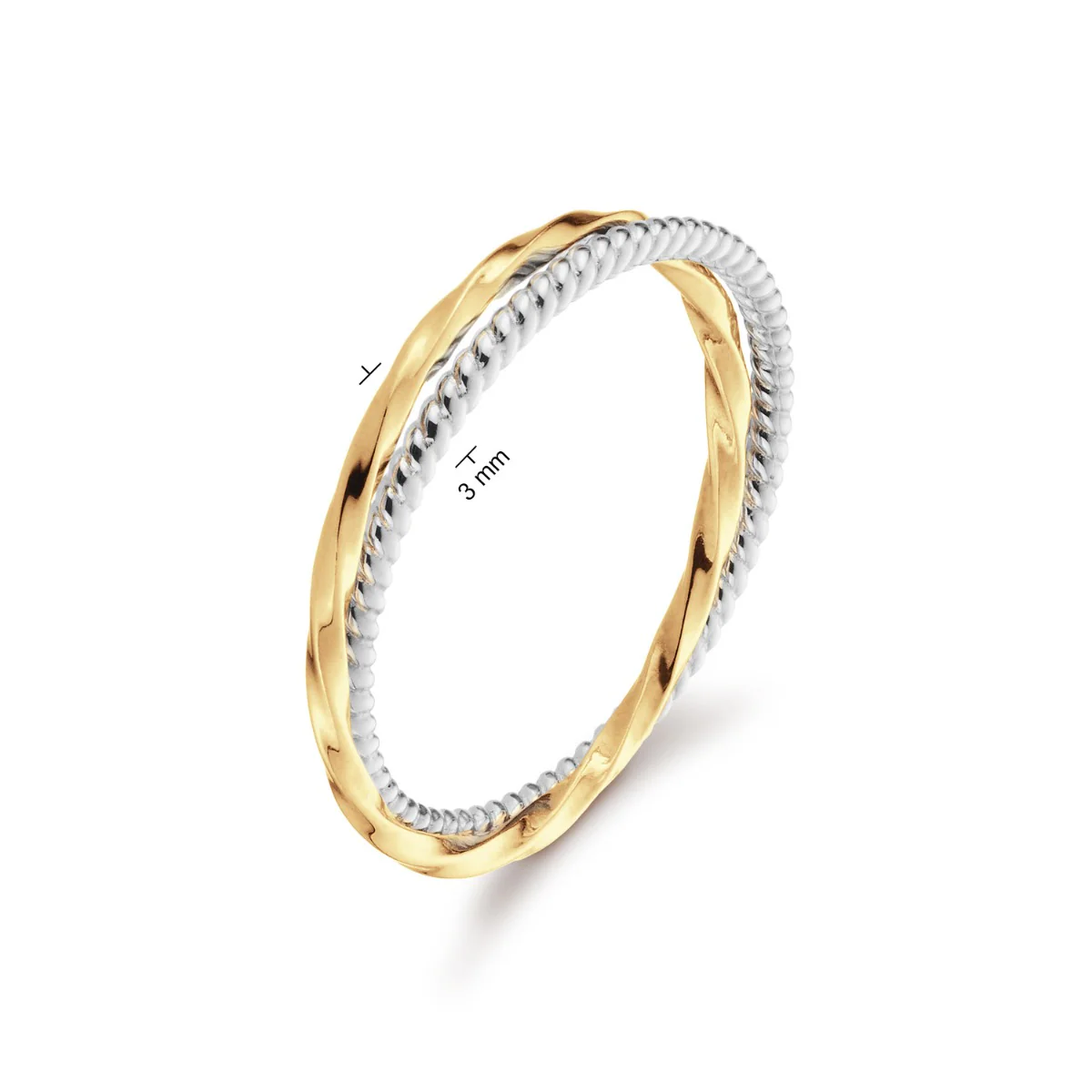Jackie Gold Gondola 14 Karat Gold Ring JKR24.445-52 - Image 4