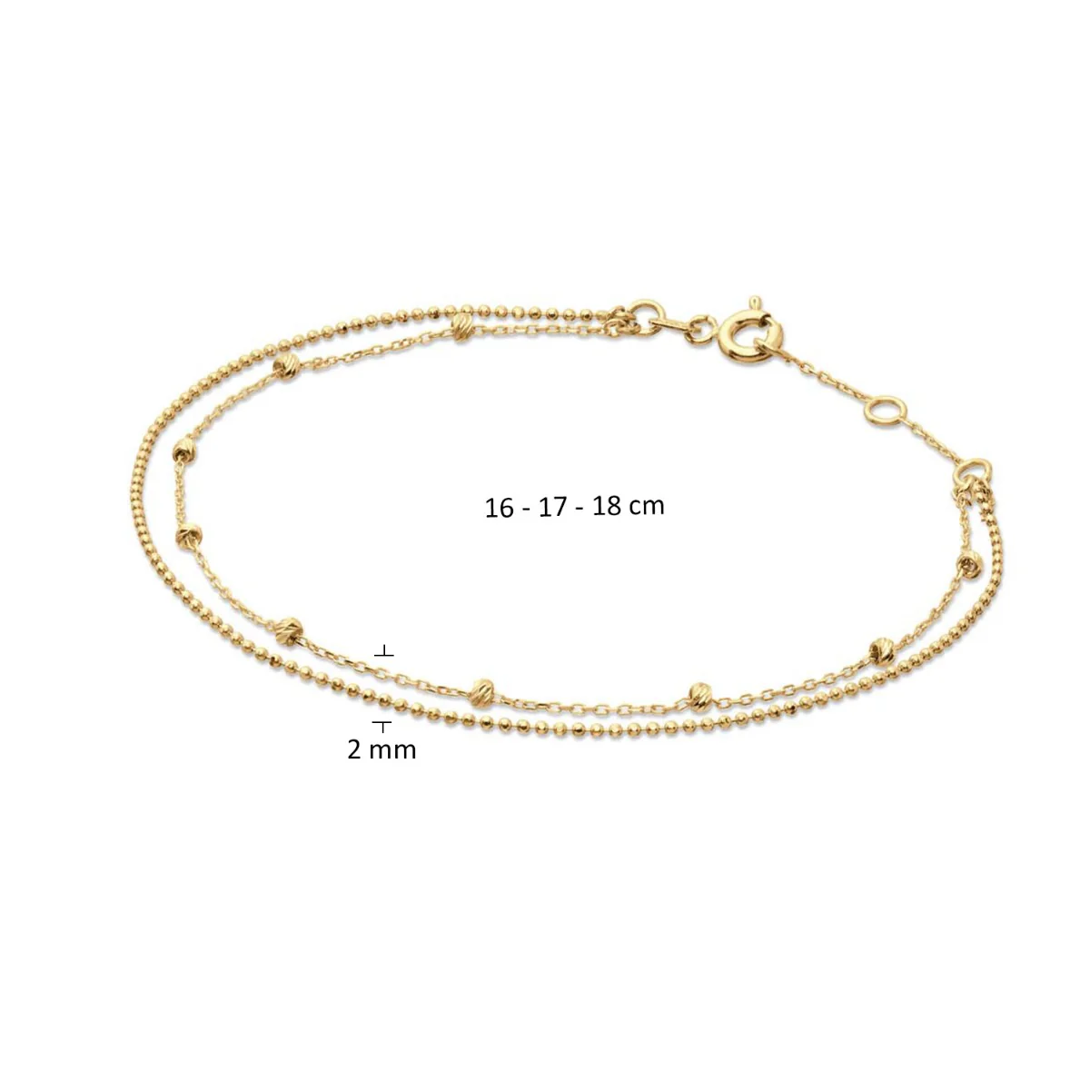 Jackie Gold Marco Polo 14 Karat Gold Bracelet JKB24.472 - Image 3