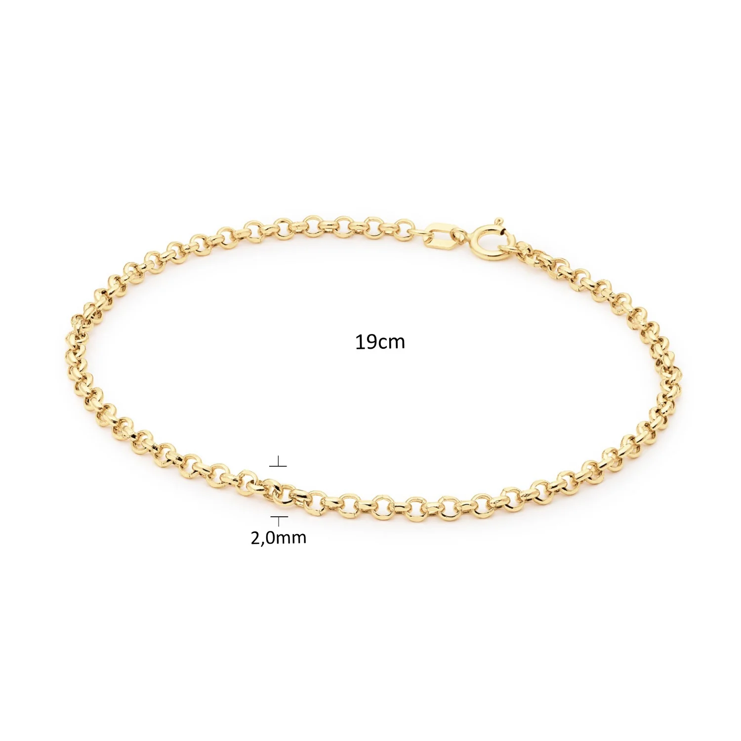 Jackie Gold Menton 14 Karat Gold Bracelet 585 JKB25.504 - Image 3