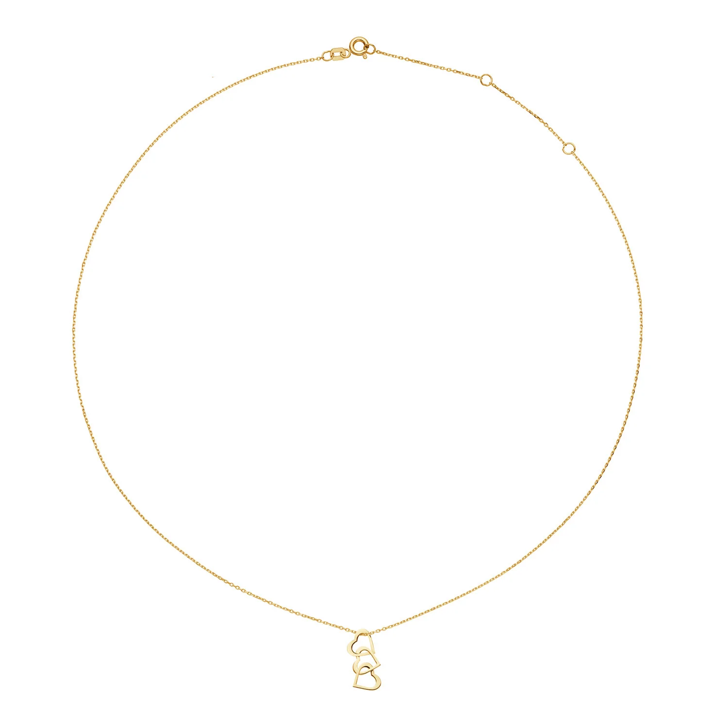 Jackie Gold Moving Love 14 Karat Gold Necklace JKN25.550 - Image 3