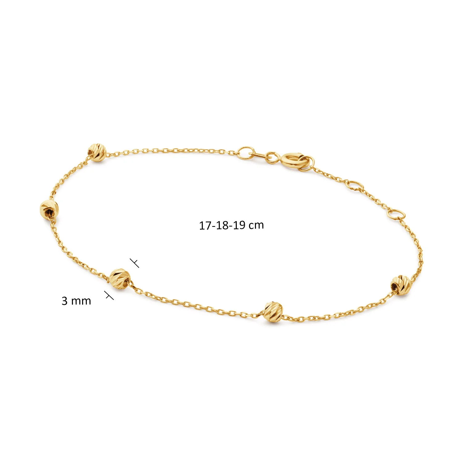 Jackie Gold Rembrandt 14 Karat Gold Bracelet JKB25.554 - Image 4