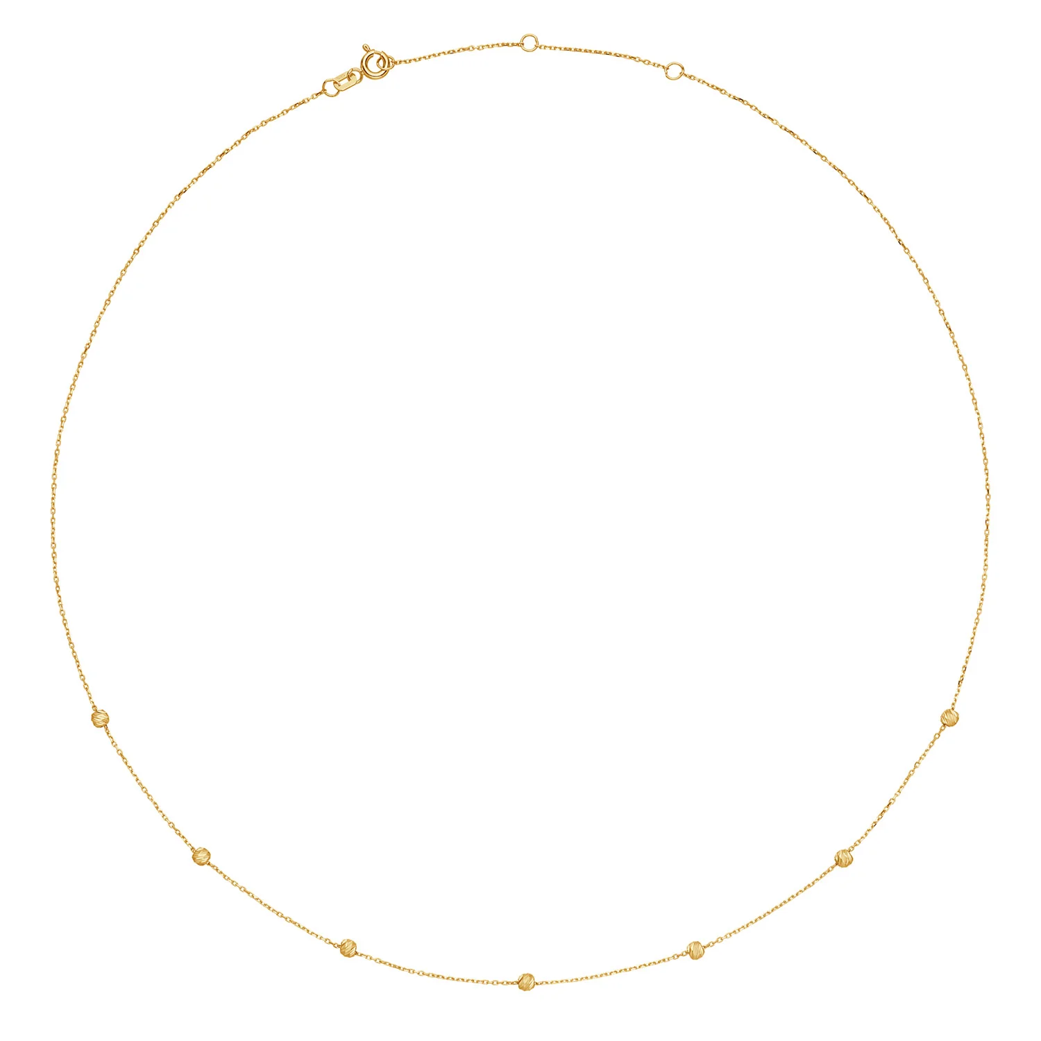 Jackie Gold Rembrandt 14 Karat Gold Necklace JKN25.554 - Image 3