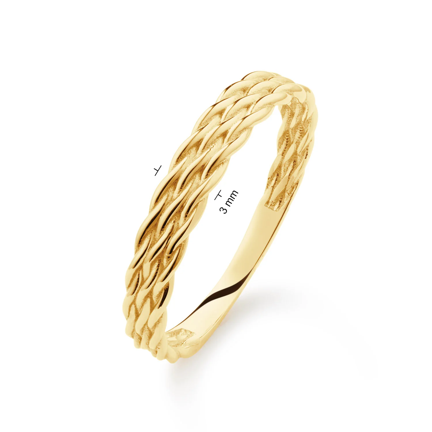 Jackie Gold Vondel 14 Karat Gold Ring JKR25.553.56 - Image 4