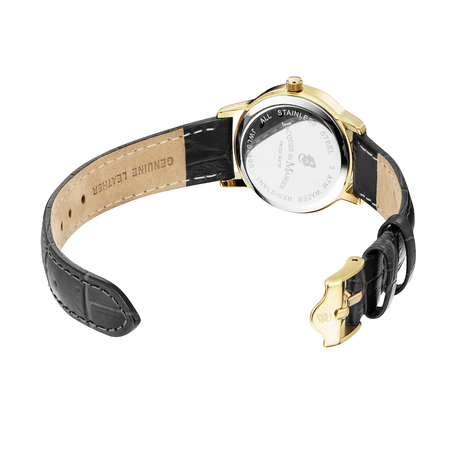 Jacques Du Manoir Genesis Ladies Silver Pattern Women's Watch JWL04905 - Image 3