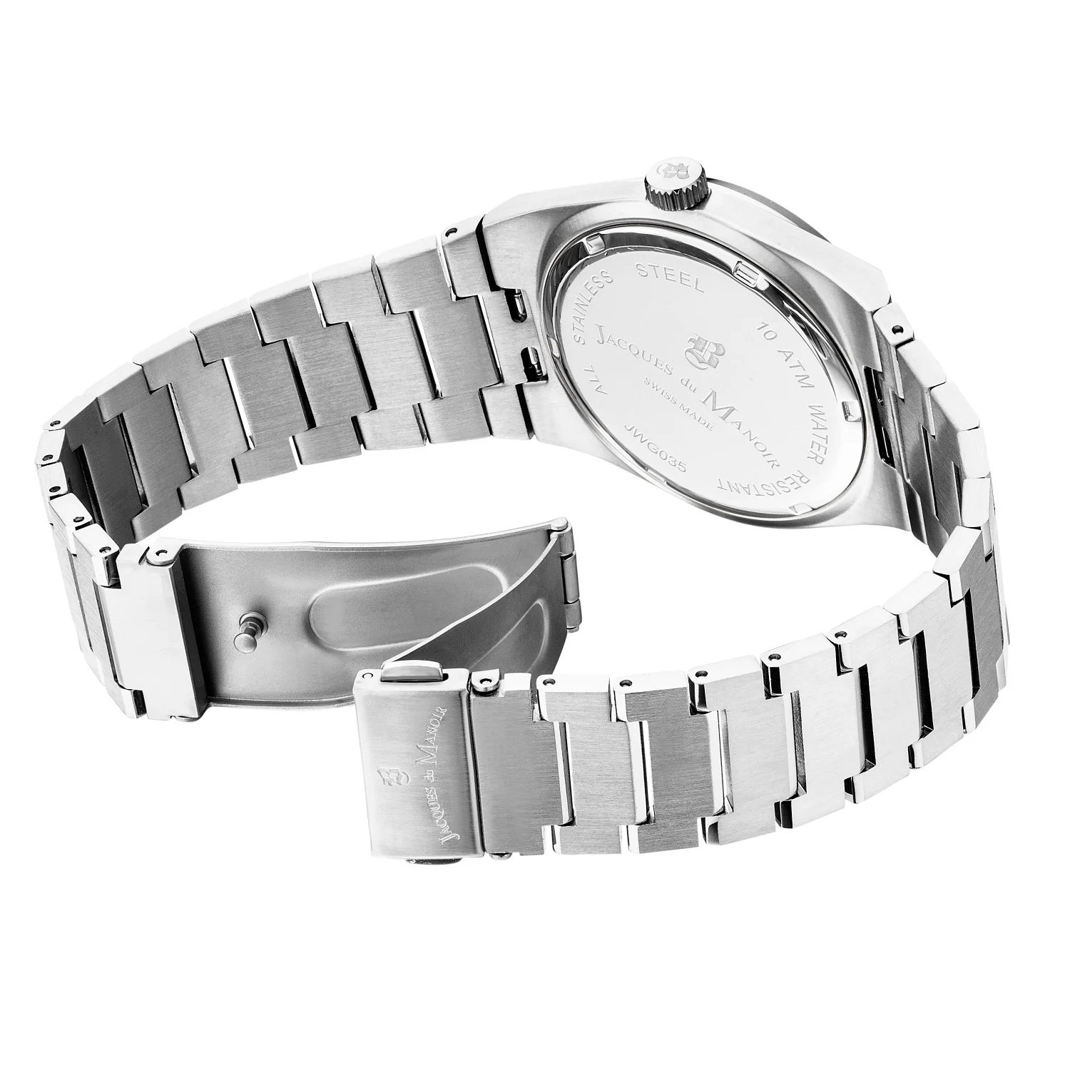 Jacques Du Manoir Horizon Gents Silver Sunray Men's Watch JWG03501 - Image 3