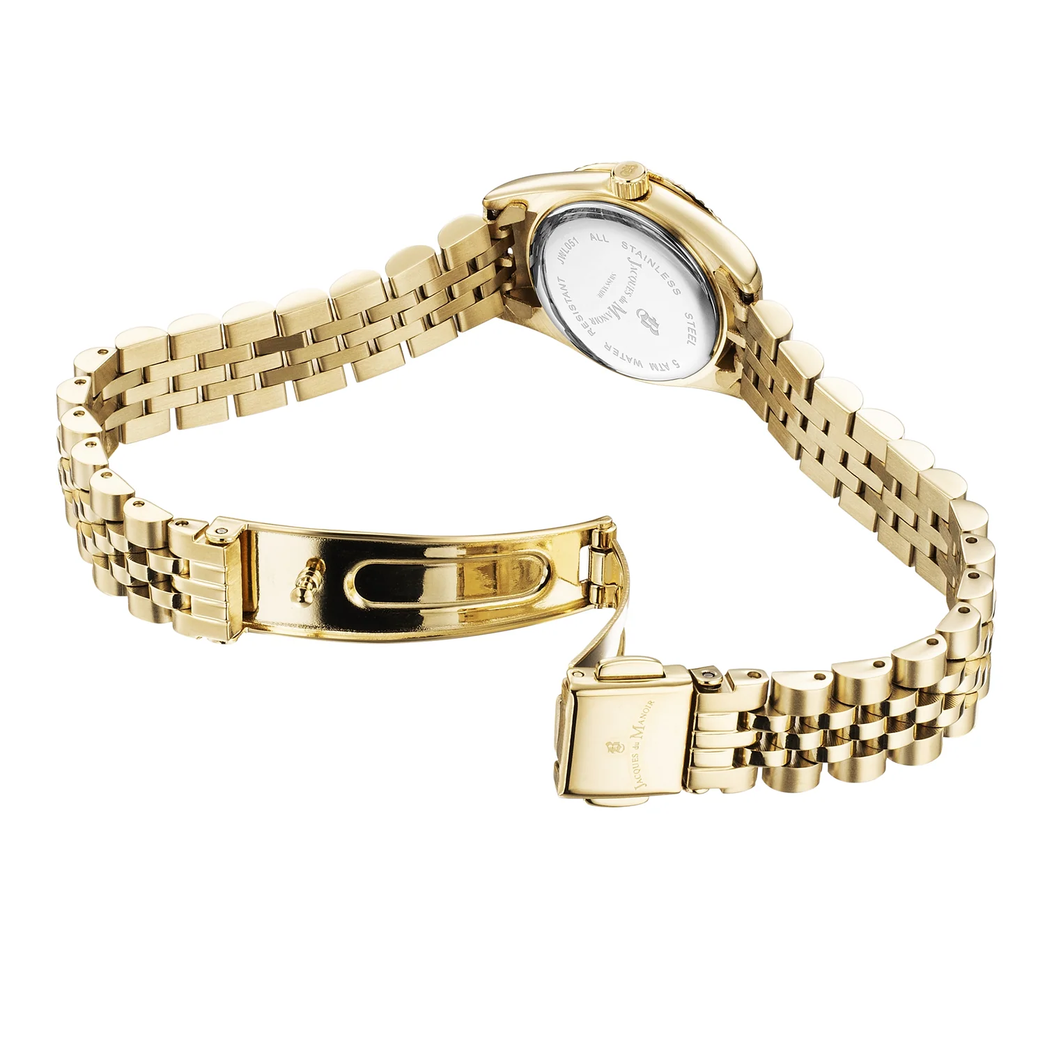 Jacques Du Manoir Inspiration 22mm Black MOP Women's Watch JWL05104 - Image 3