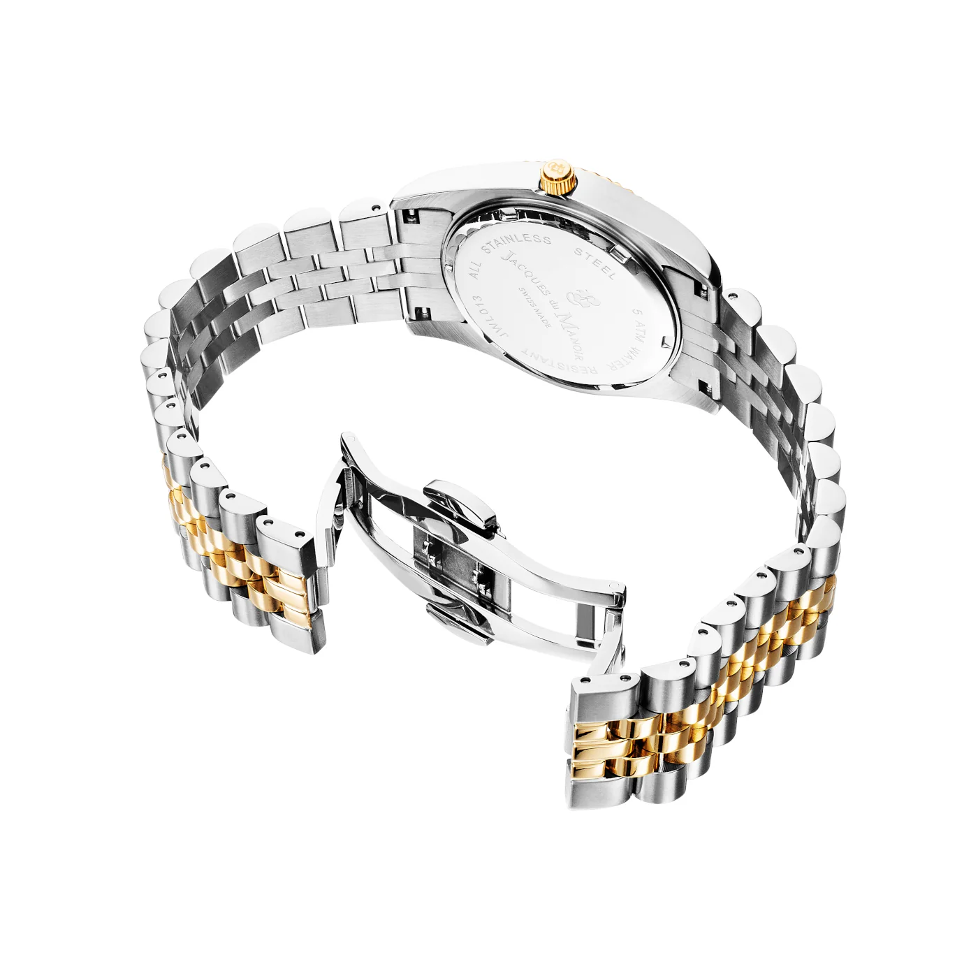 Jacques du Manoir Inspiration Classic Gold Watch JWG02202 - Image 3