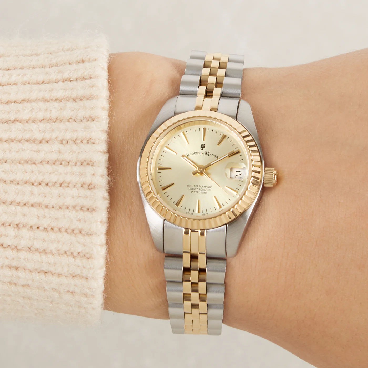 Jacques du Manoir Inspiration Classic Gold Watch JWL02102 - Image 2