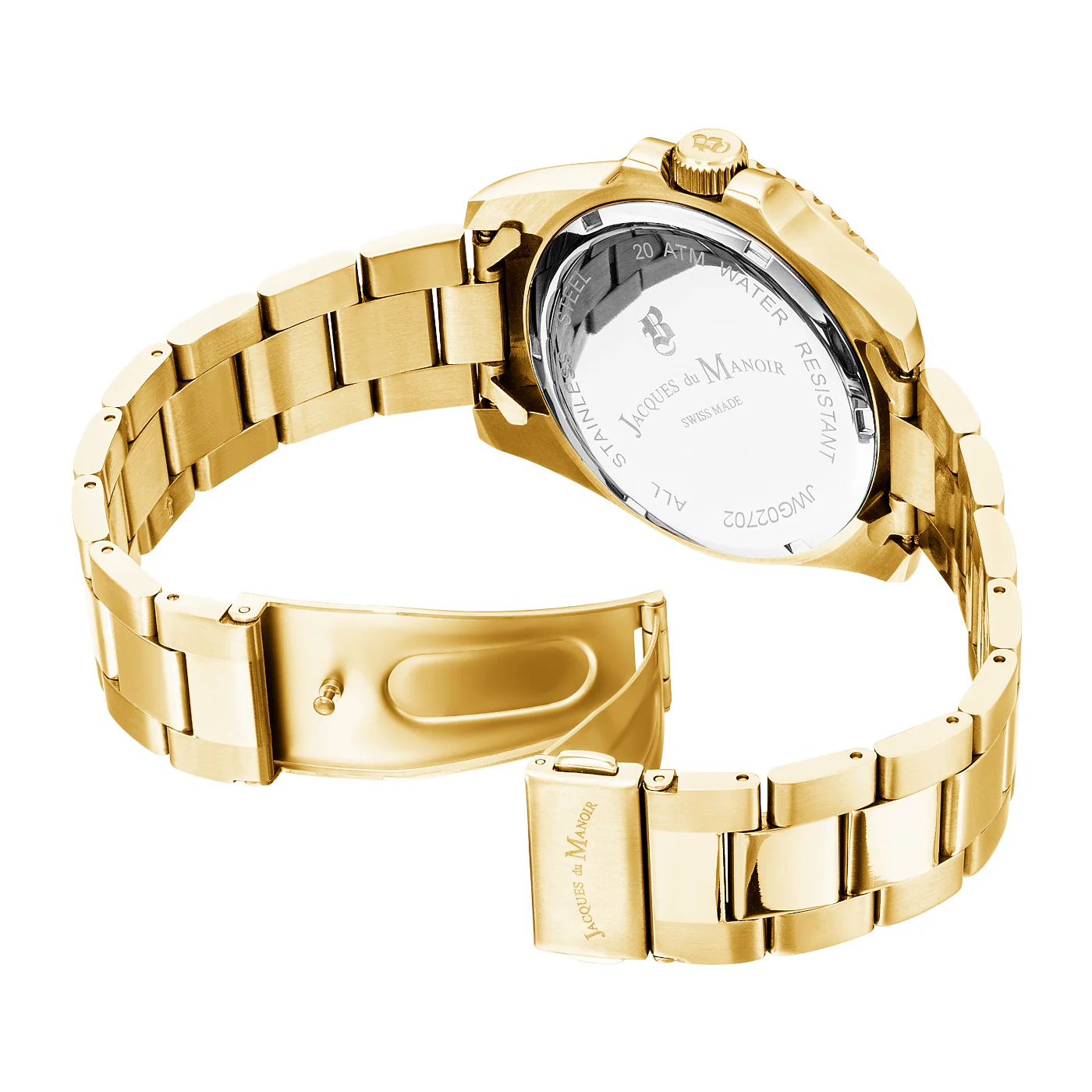 Jacques du Manoir Inspiration Gold Watch JWG03002 - Image 4