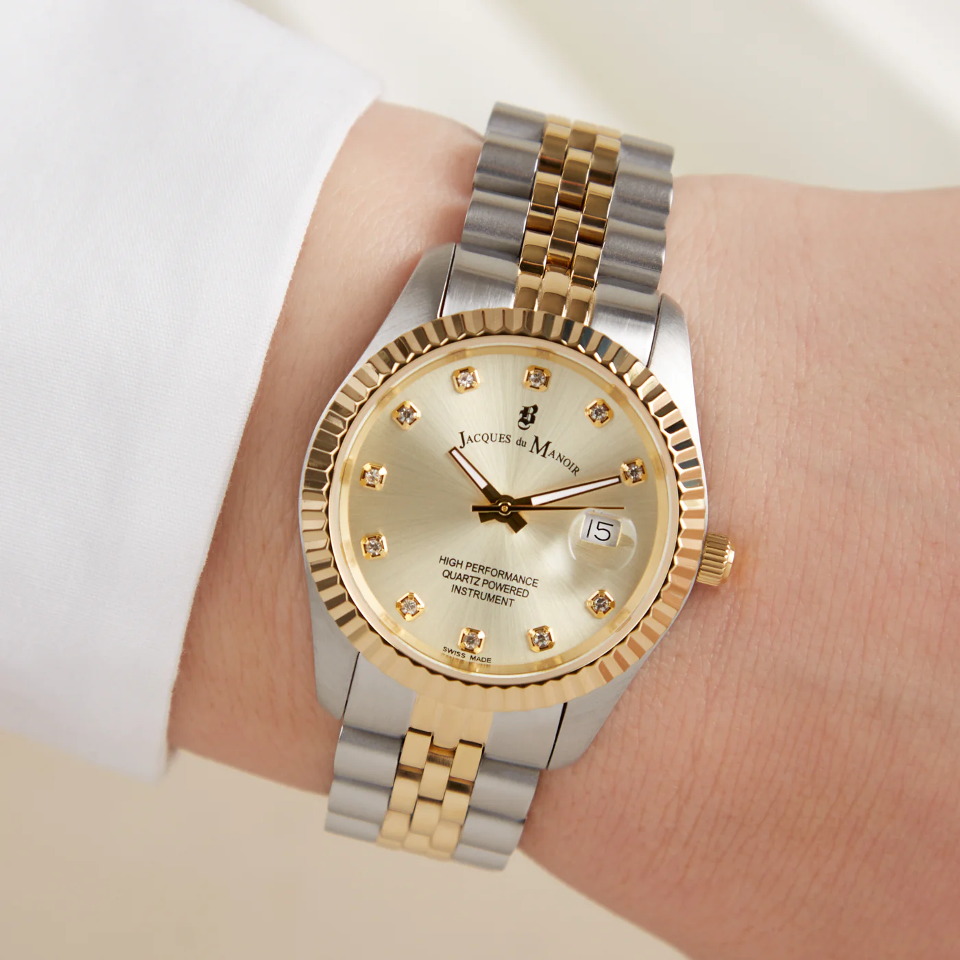 Jacques du Manoir Inspiration Gold Watch JWL01201 - Image 2
