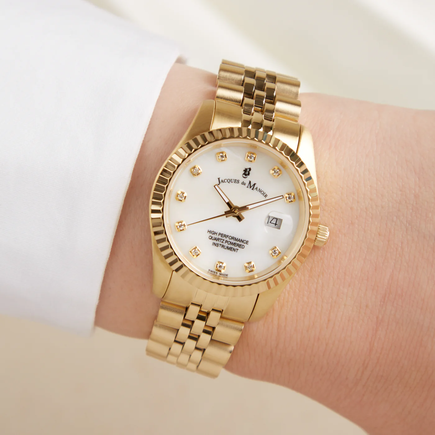 Jacques du Manoir Inspiration Gold Watch JWL01203 - Image 2