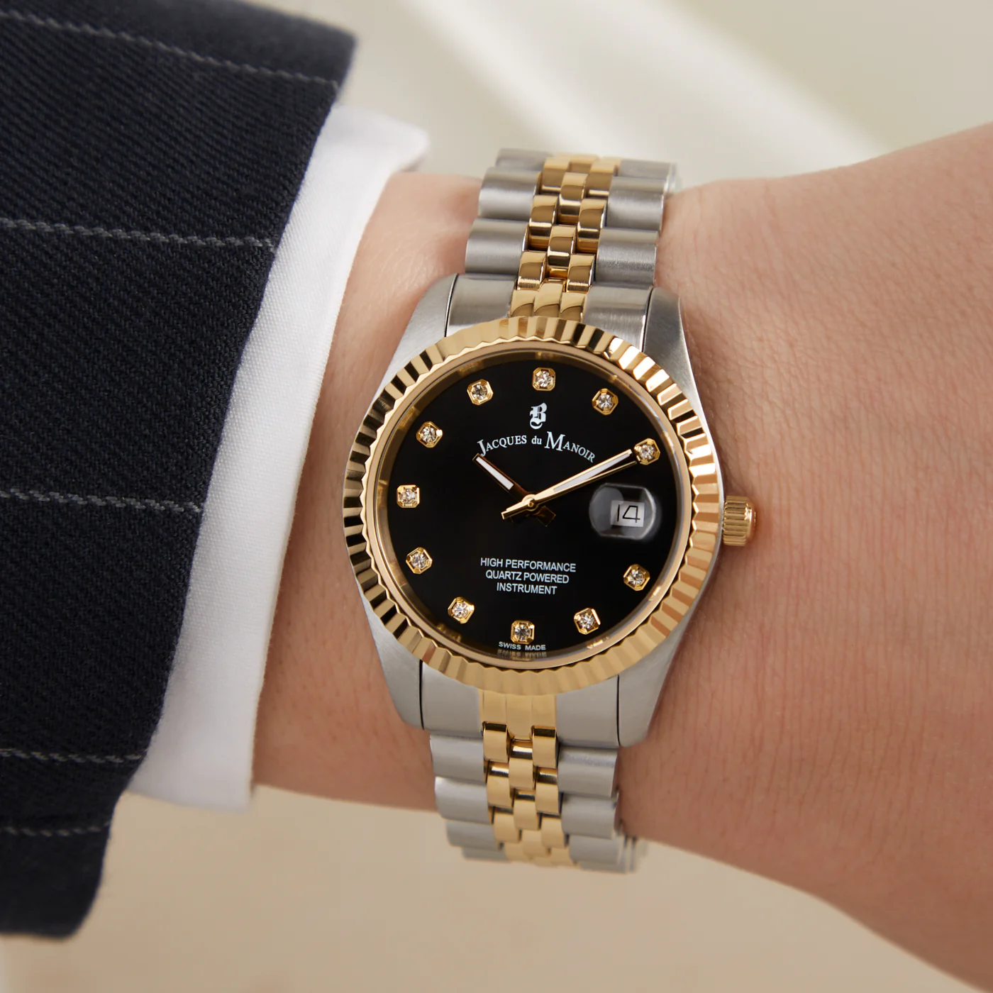 Jacques du Manoir Inspiration Gold Watch JWL01207 - Image 2