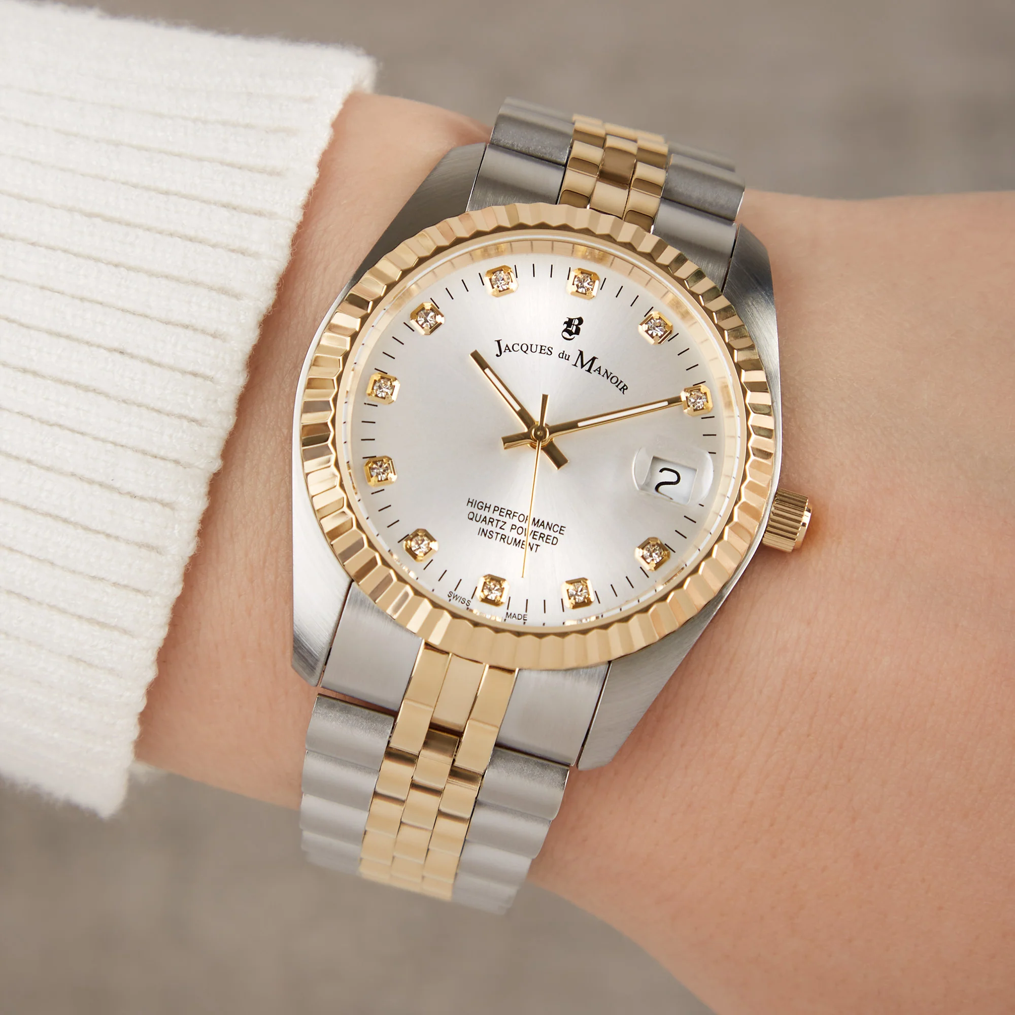 Jacques du Manoir Inspiration Gold Watch NRO.07 - Image 2